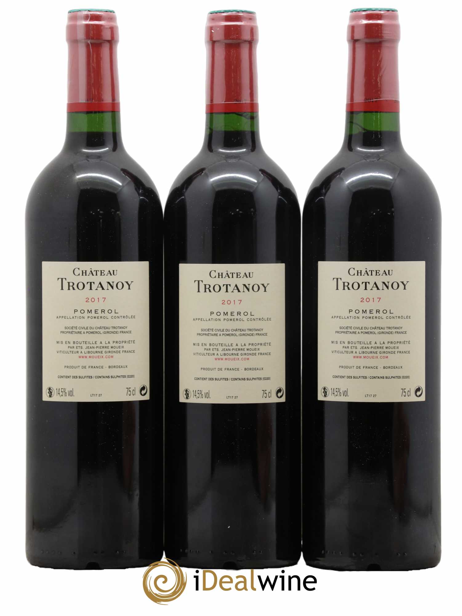 Château Trotanoy 2017 - Lot de 3 bouteilles - 1