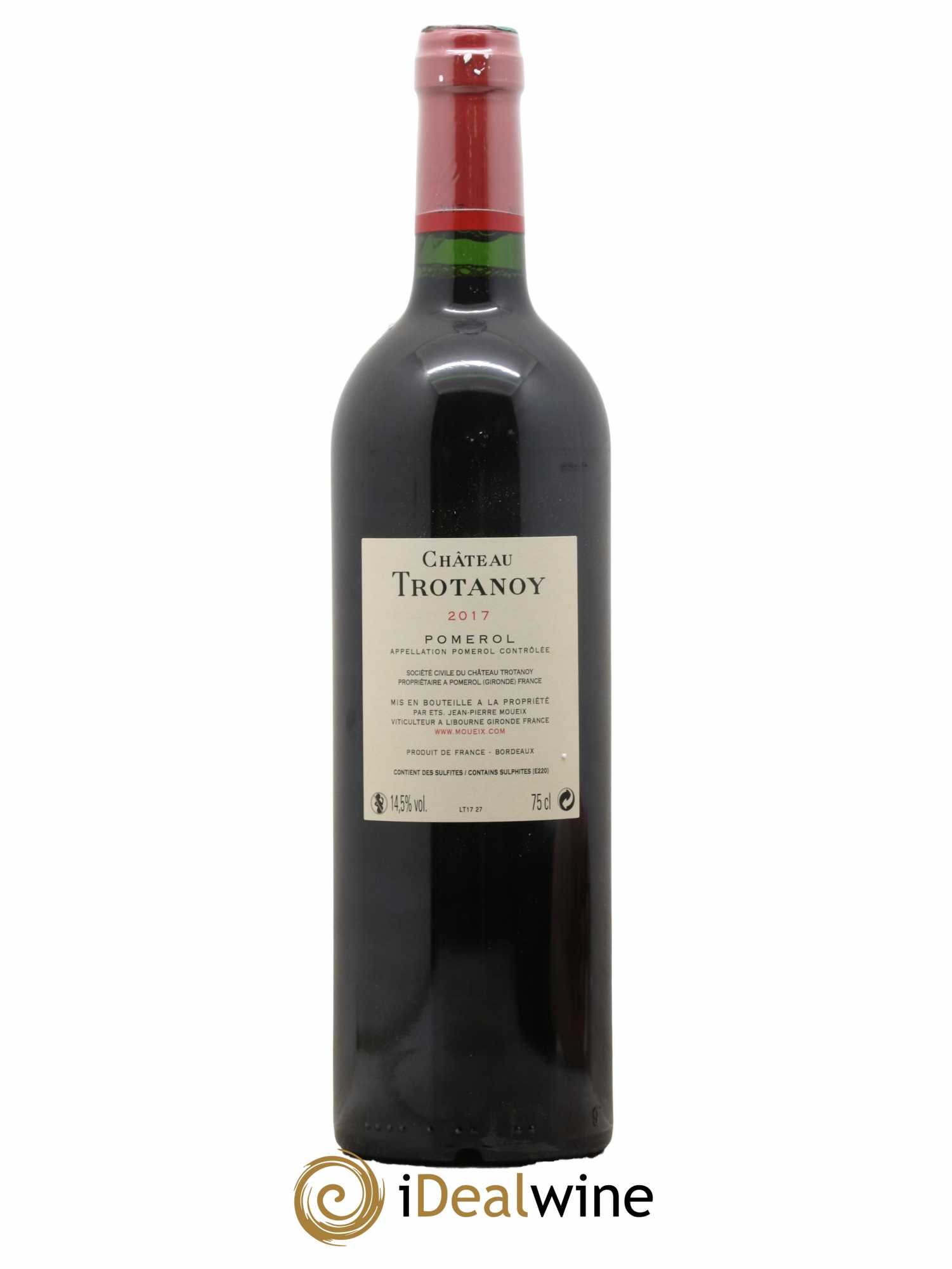 Château Trotanoy 2017 - Lot de 1 bouteille - 1