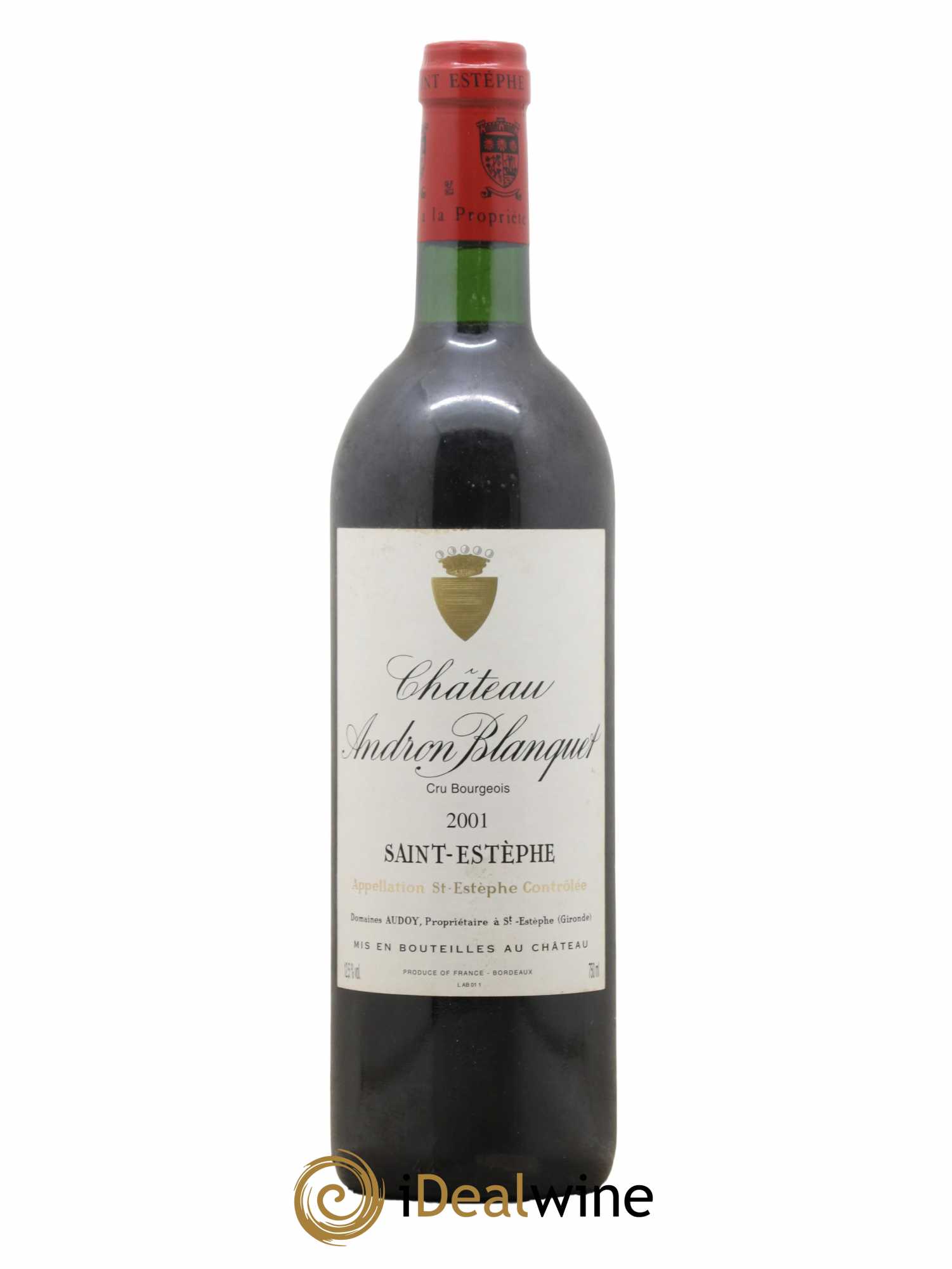 Château Andron Blanquet Cru Bourgeois 2001 - Lot de 1 bouteille - 0
