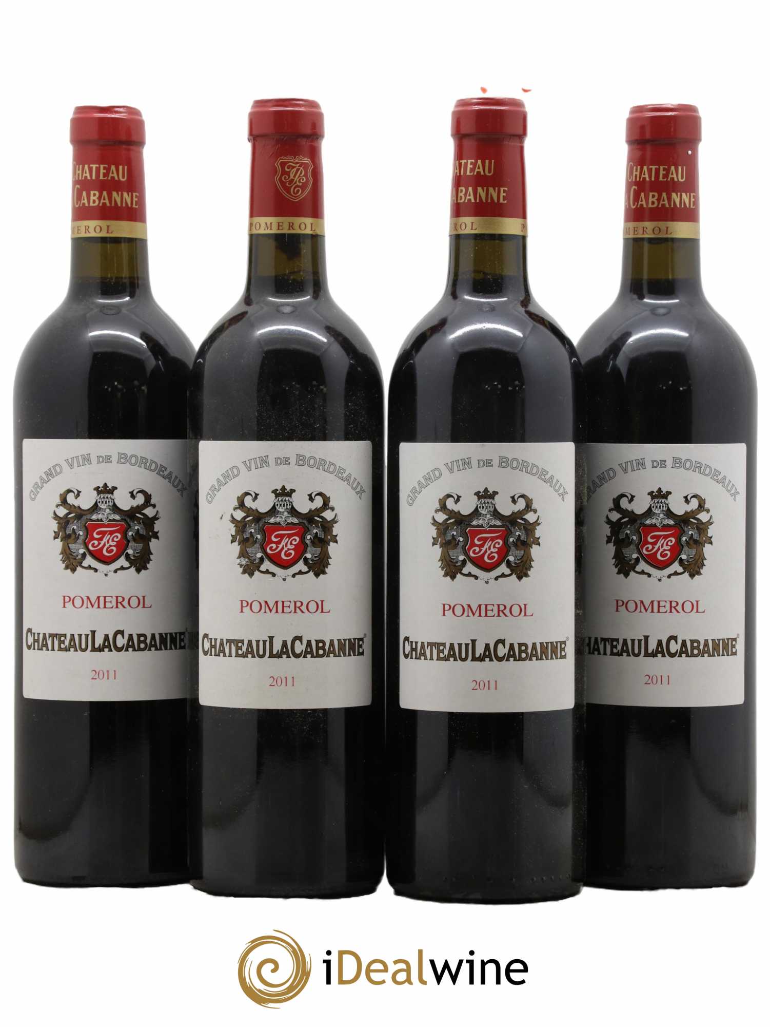 Château la Cabanne 2011 - Lot de 4 bouteilles - 0