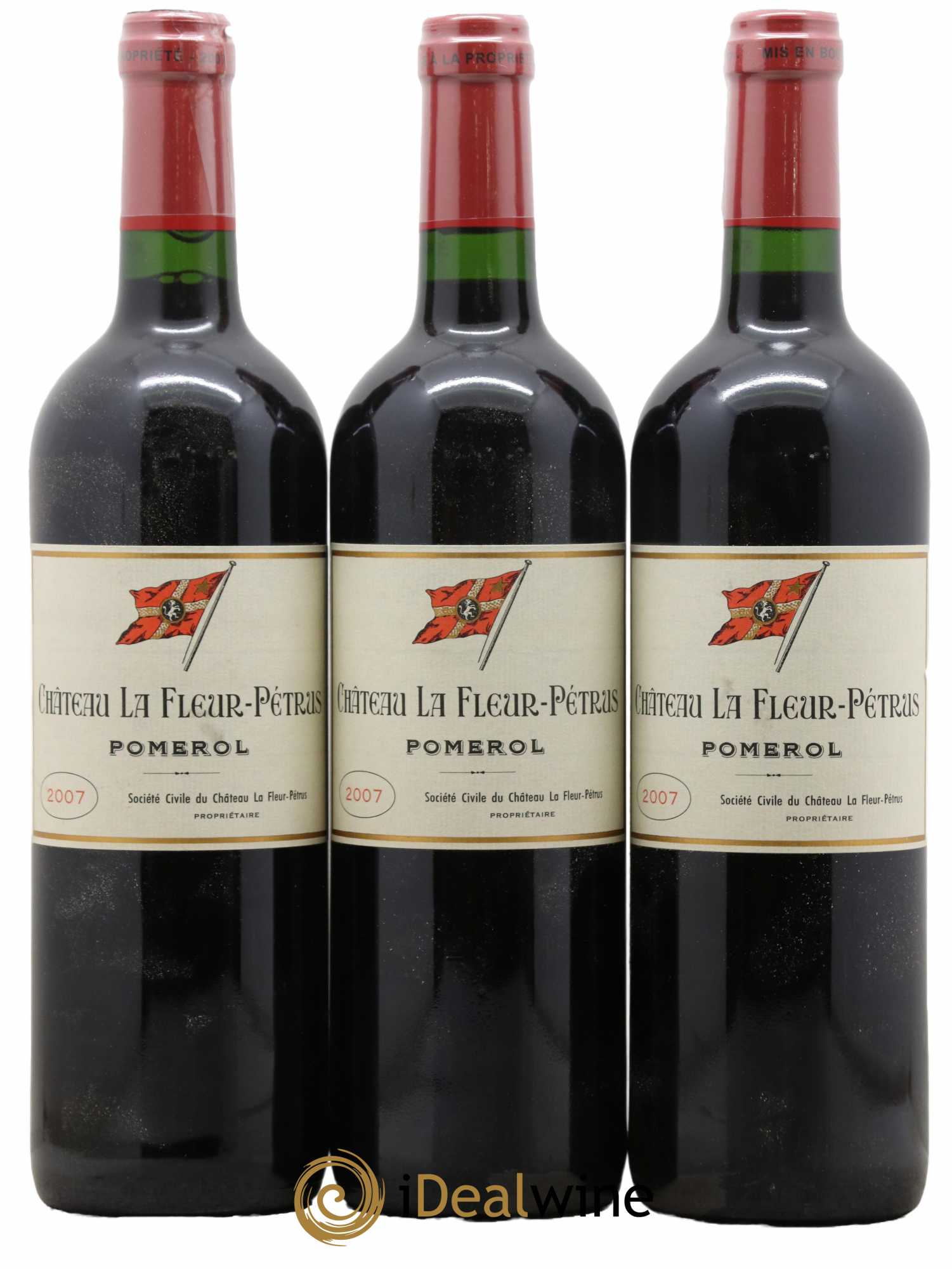 Château la Fleur Petrus 2007 - Lot de 3 bouteilles - 0