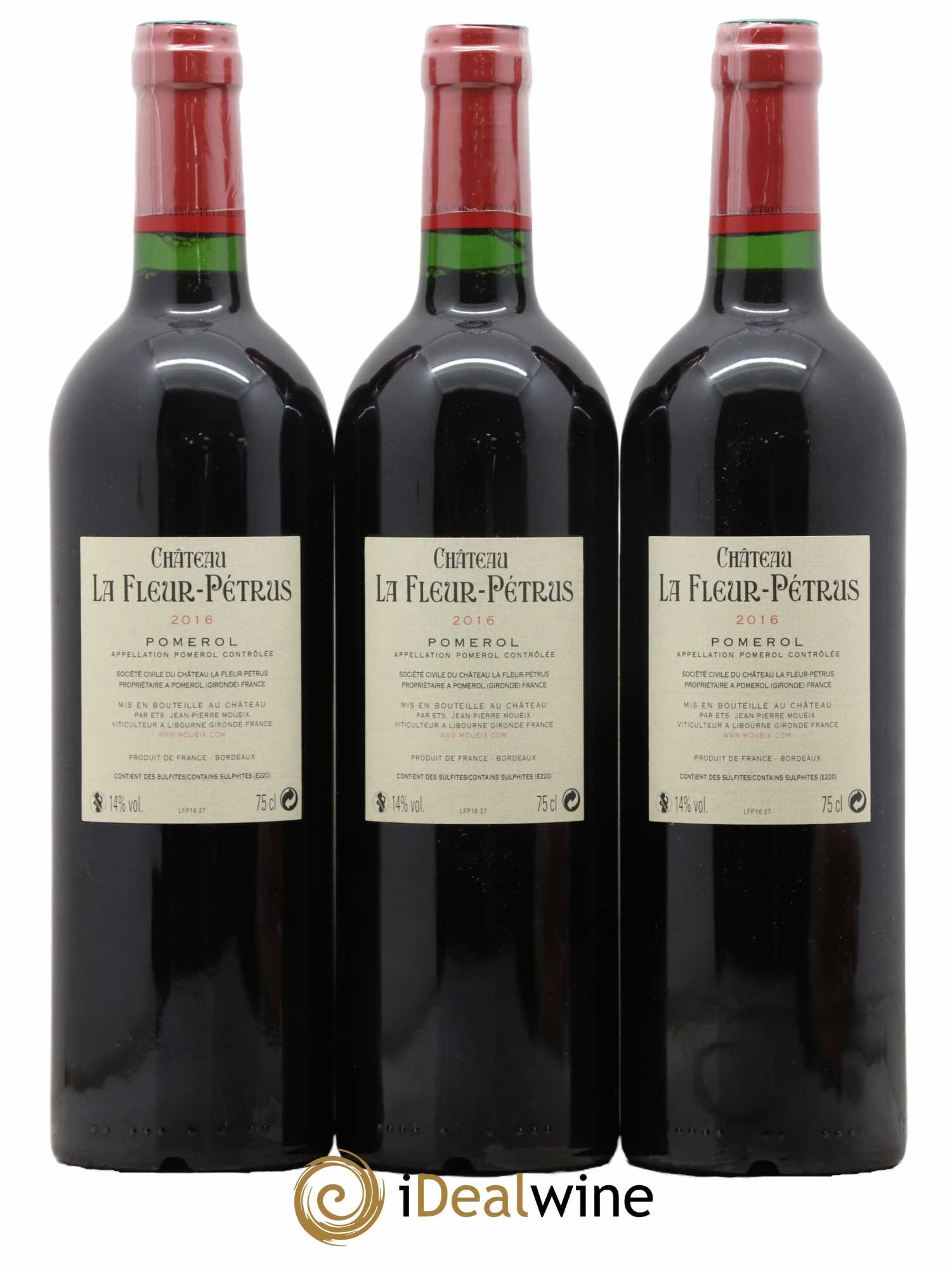 Château la Fleur Petrus 2016 - Lot de 3 bouteilles - 1