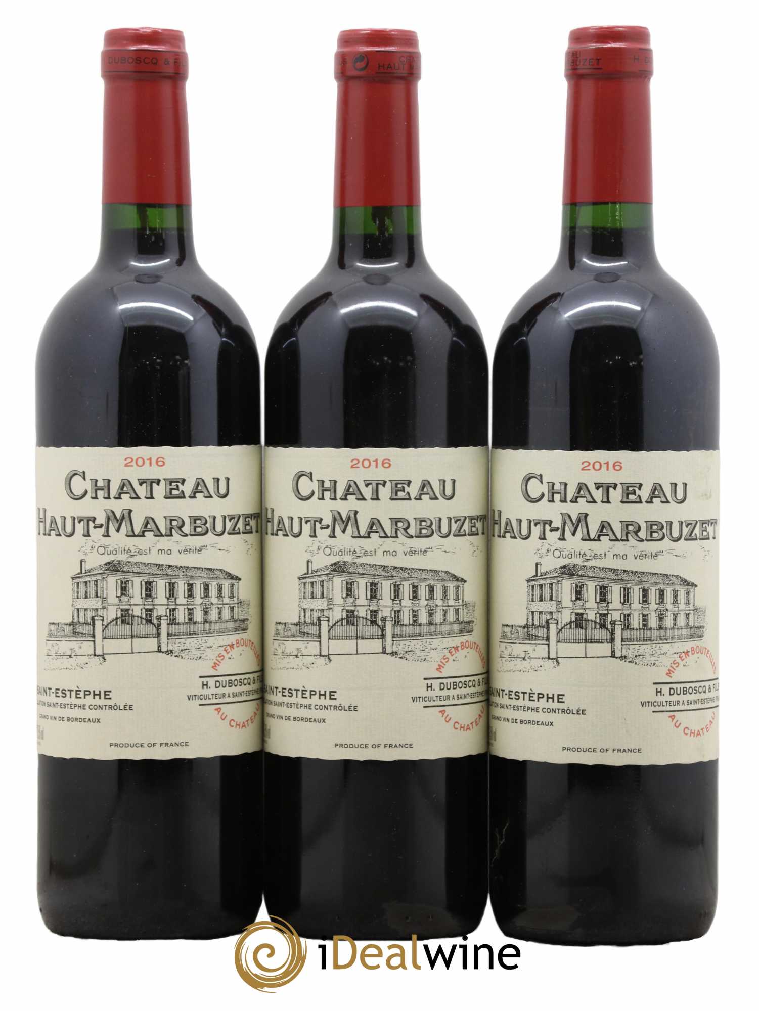 Château Haut Marbuzet 2016 - Lot de 3 bouteilles - 0