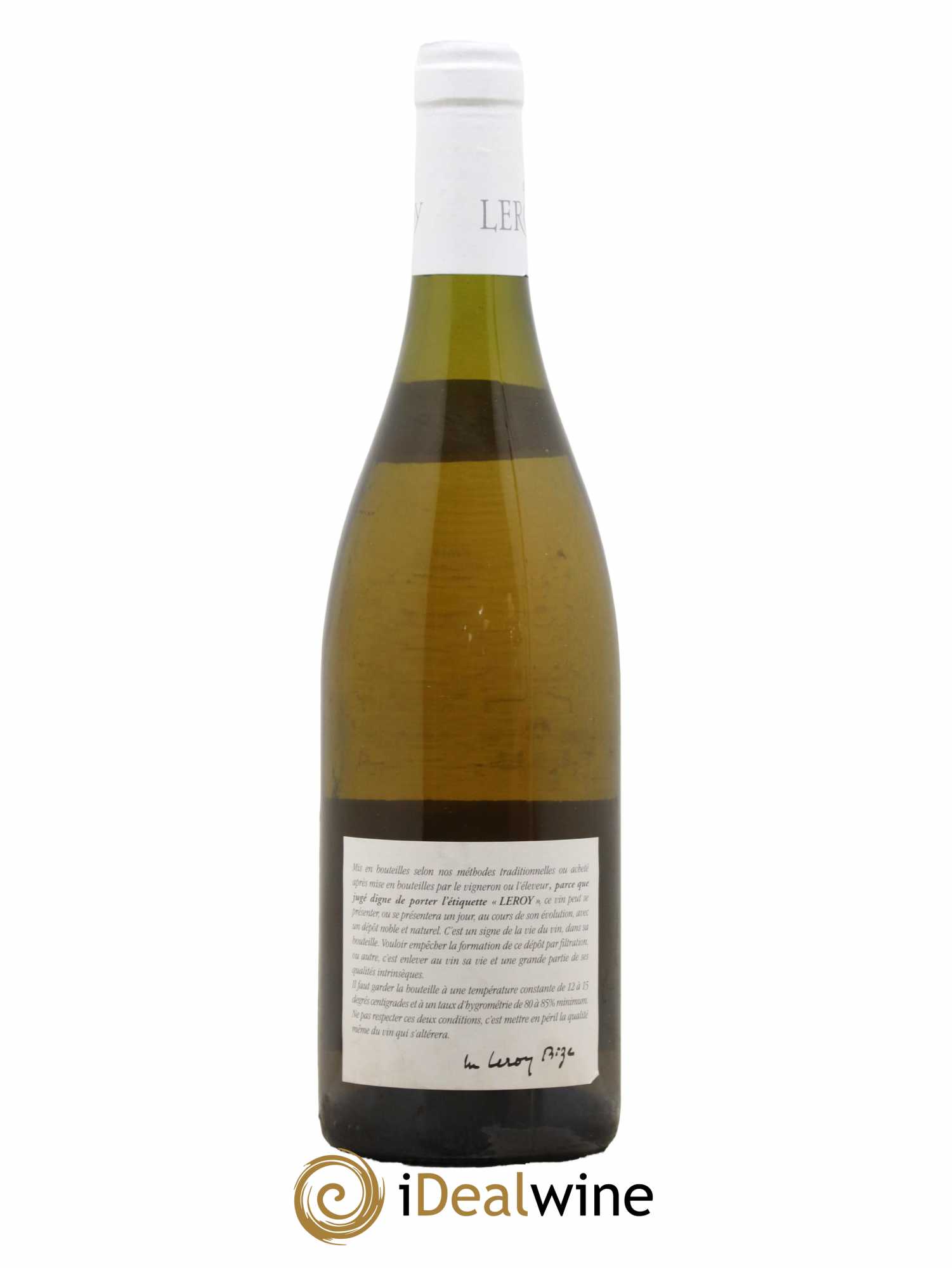 Chassagne-Montrachet 1er Cru Morgeot Leroy SA 1995 - Lot de 1 bouteille - 1