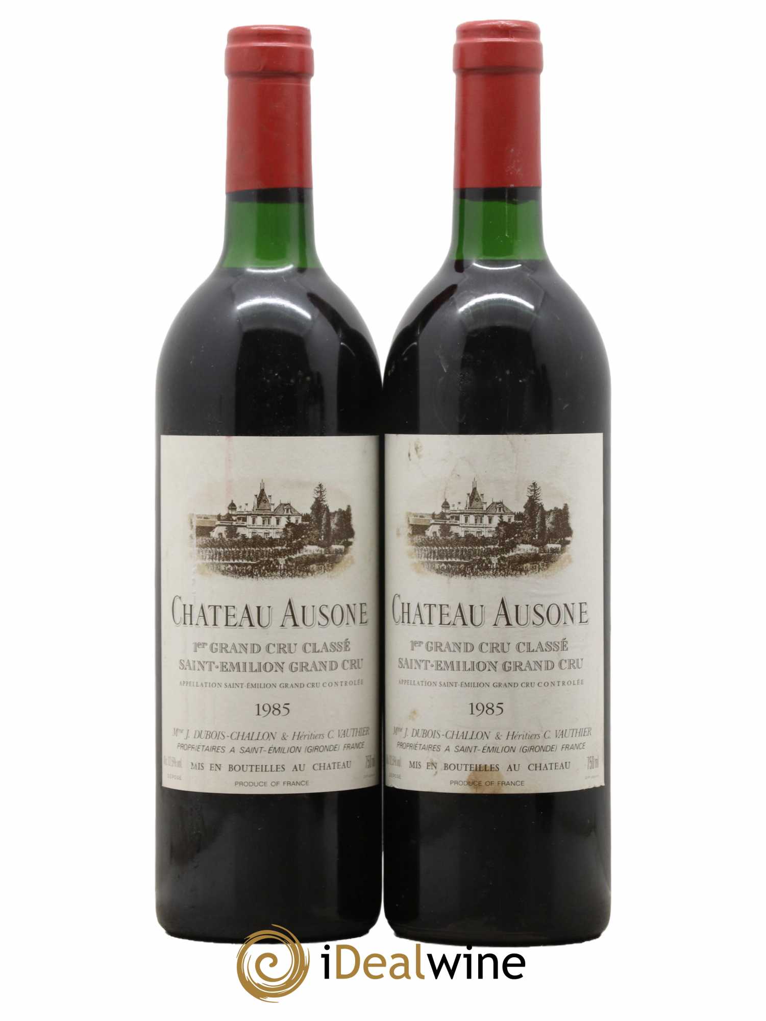 Château Ausone 1er Grand Cru Classé A 1985 - Lot de 2 bouteilles - 0