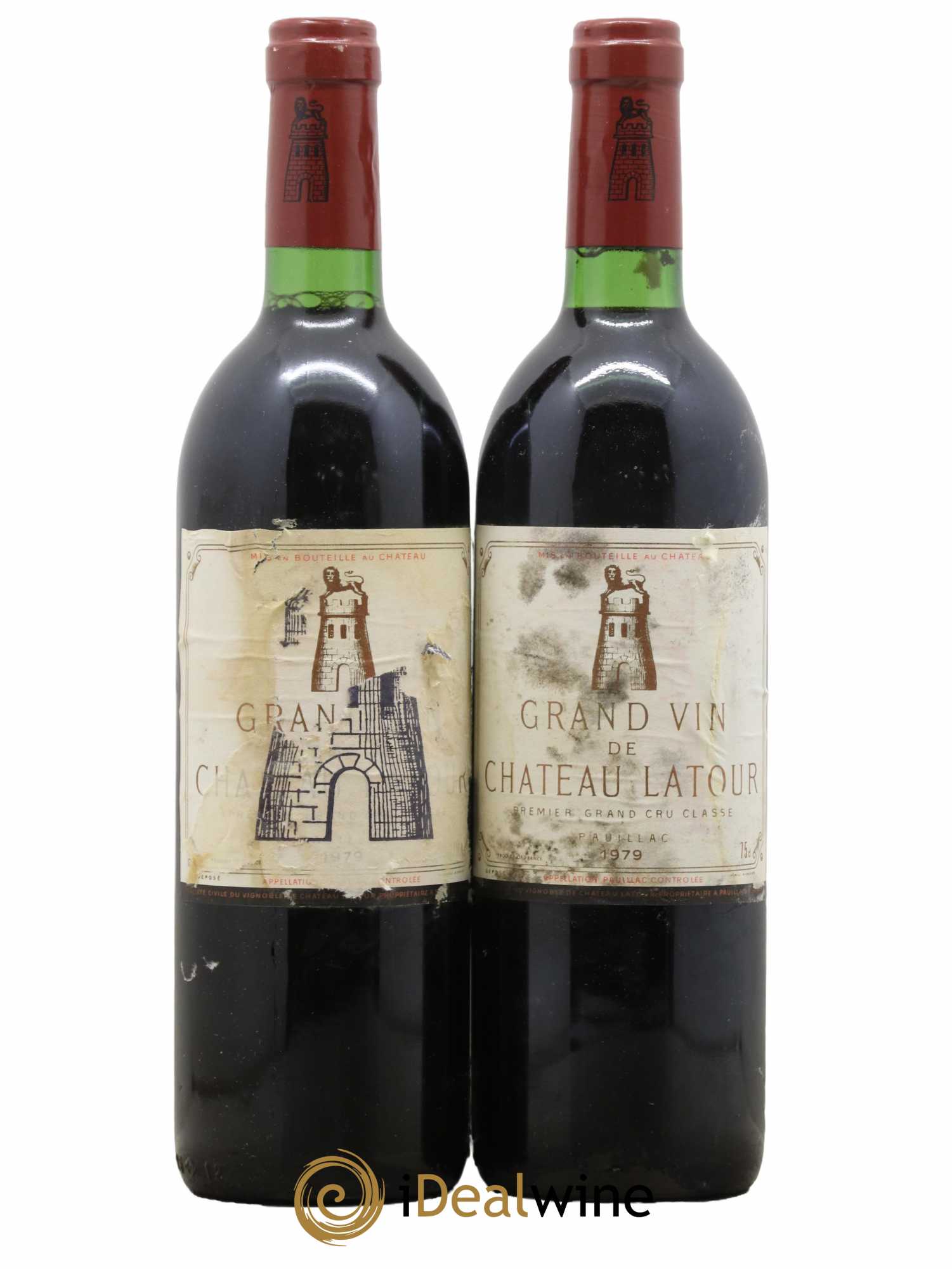 Château Latour 1er Grand Cru Classé 1979 - Lot de 2 bouteilles - 0