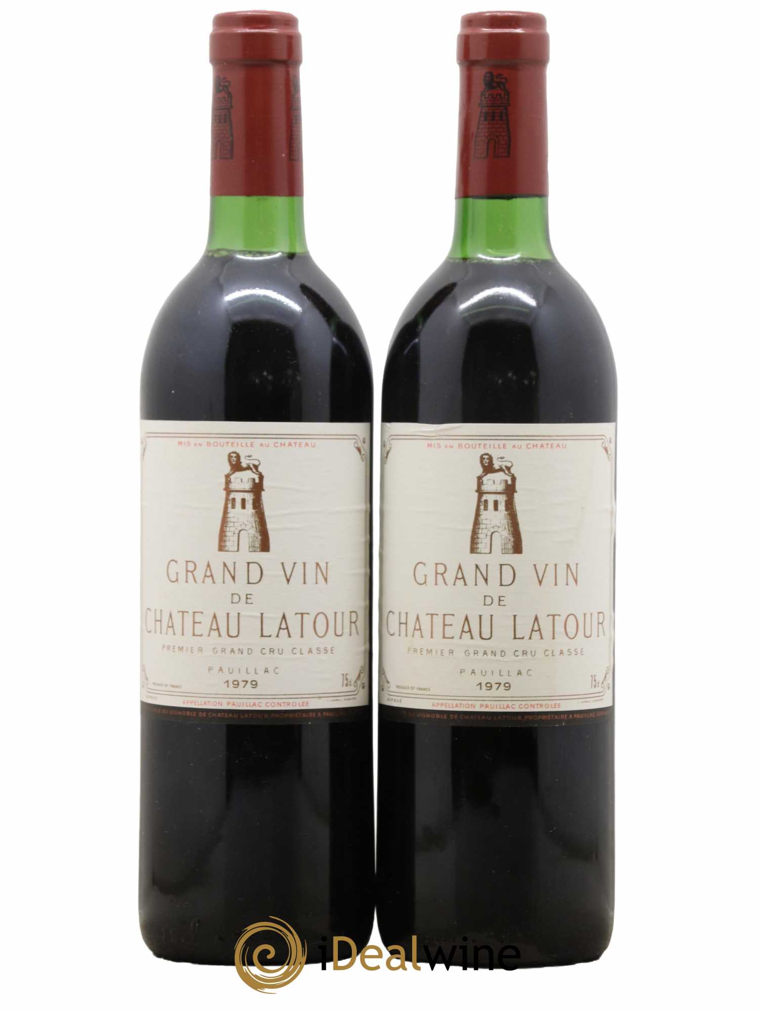 Château Latour 1er Grand Cru Classé 1979 - Lot de 2 bouteilles - 0