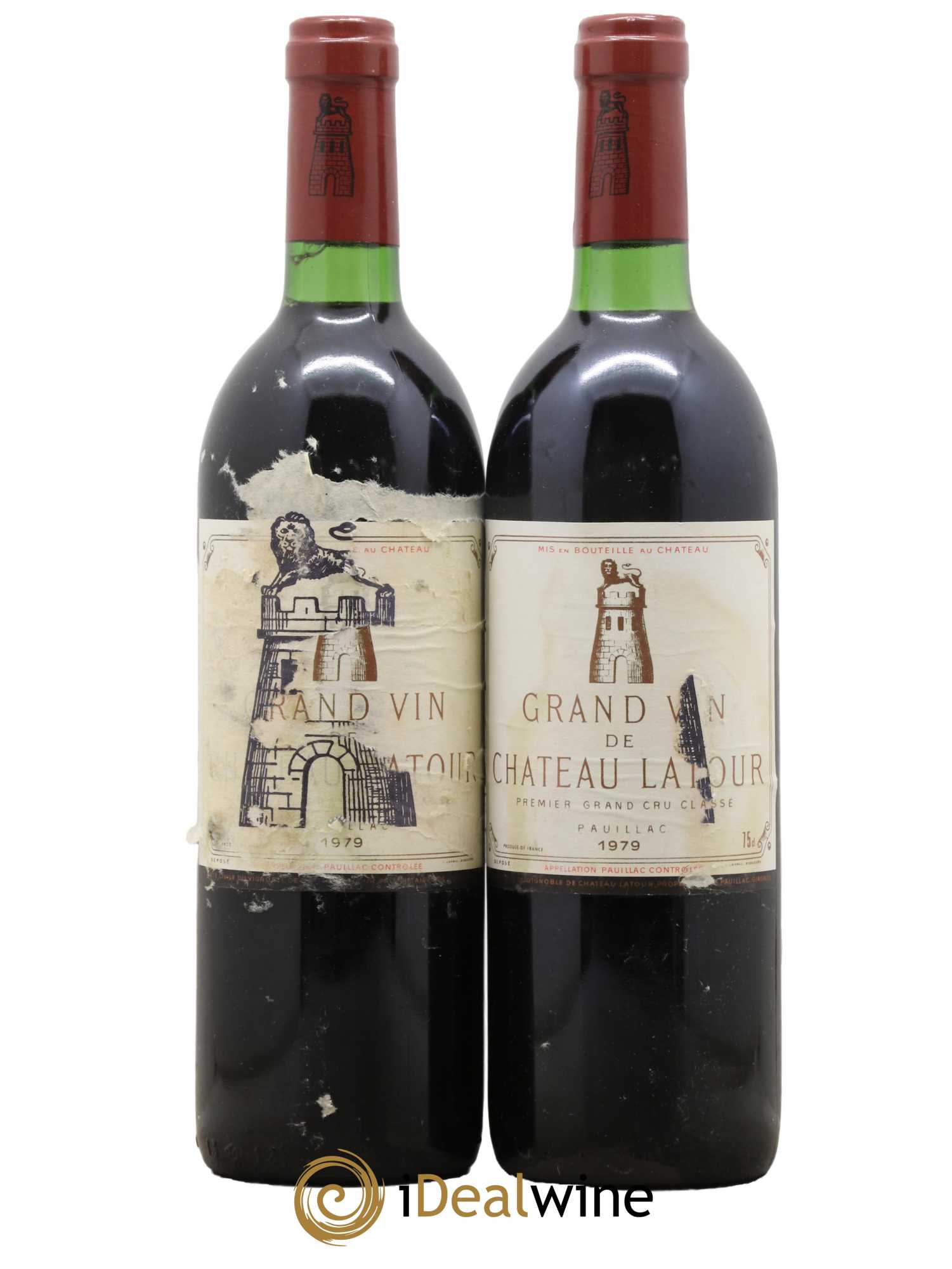 Château Latour 1er Grand Cru Classé 1979 - Lot de 2 bouteilles - 0