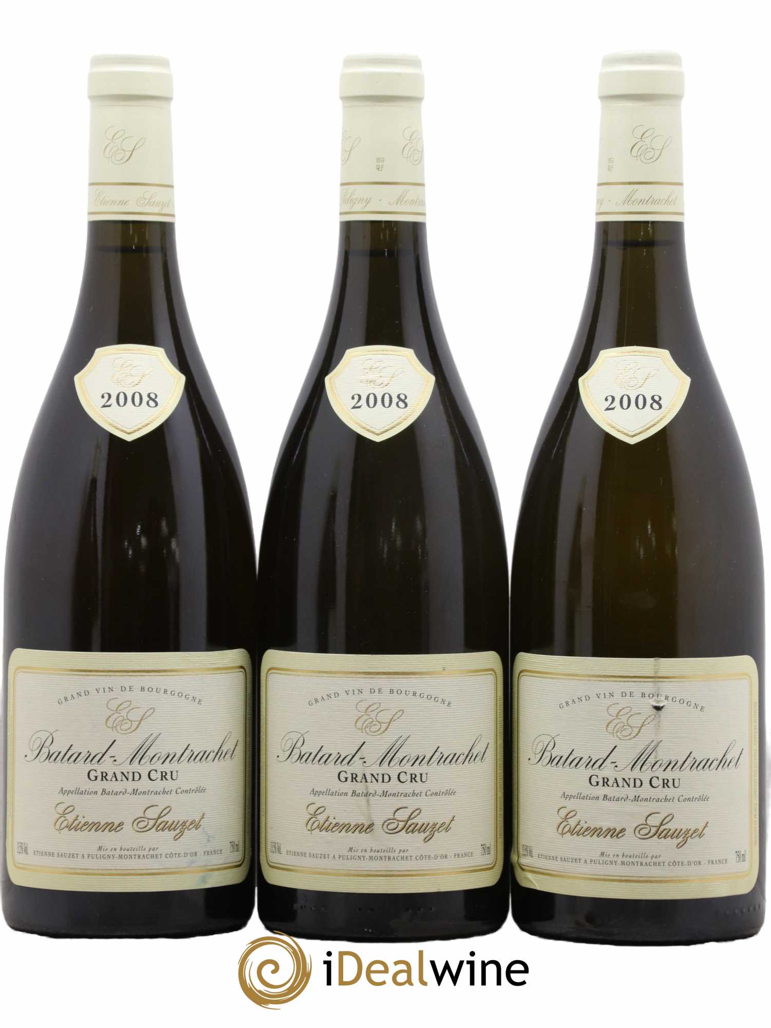Bâtard-Montrachet Grand Cru Etienne Sauzet 2008 - Lot de 3 bouteilles - 0