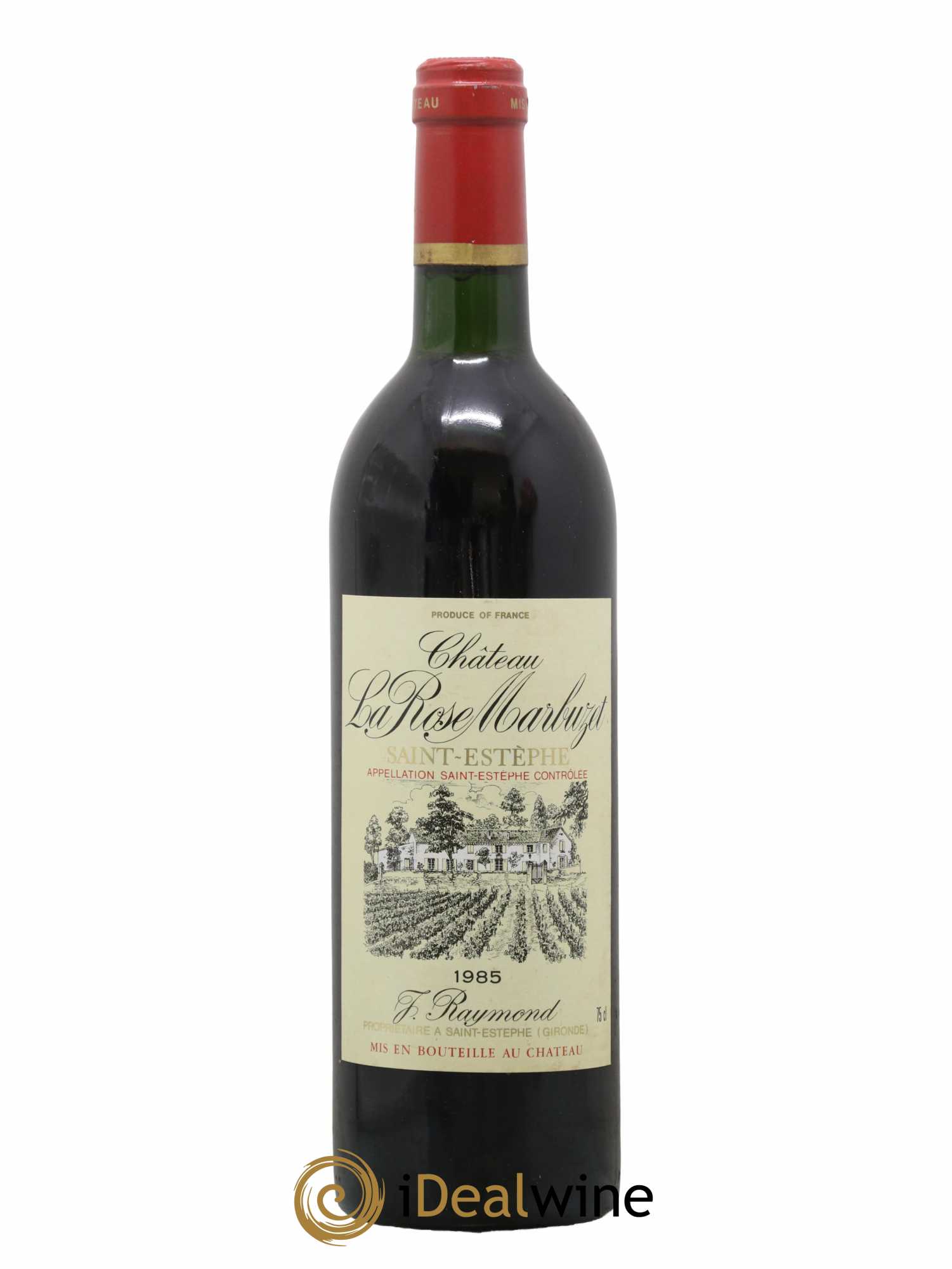 Saint-Estèphe Château La Rose Marbuzet J.Raymond 1985 - Lot de 1 bouteille - 0