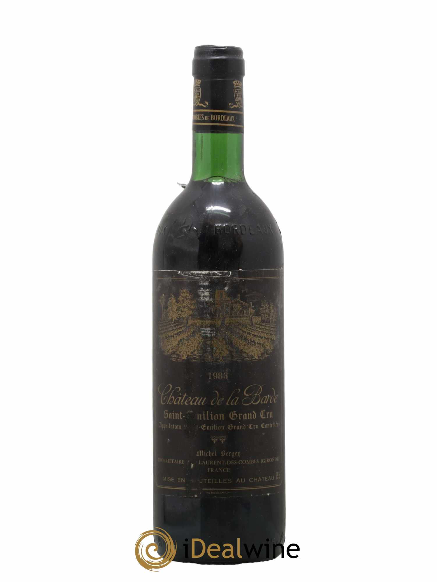Saint-Émilion Grand Cru Château De La Barde 1983 - Lot de 1 bouteille - 0