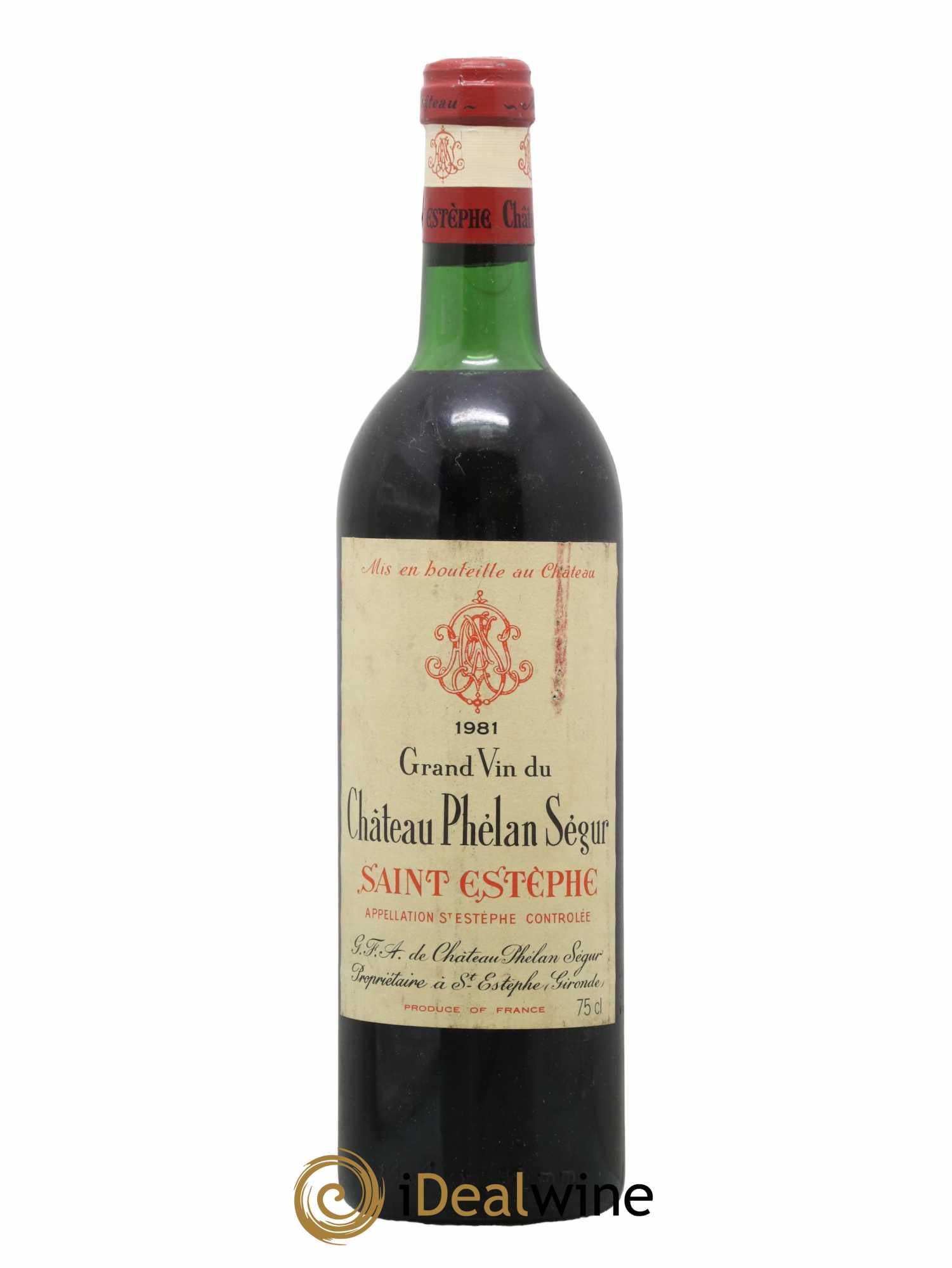 Château Phélan Ségur 1981 - Posten von 1 Flasche - 0