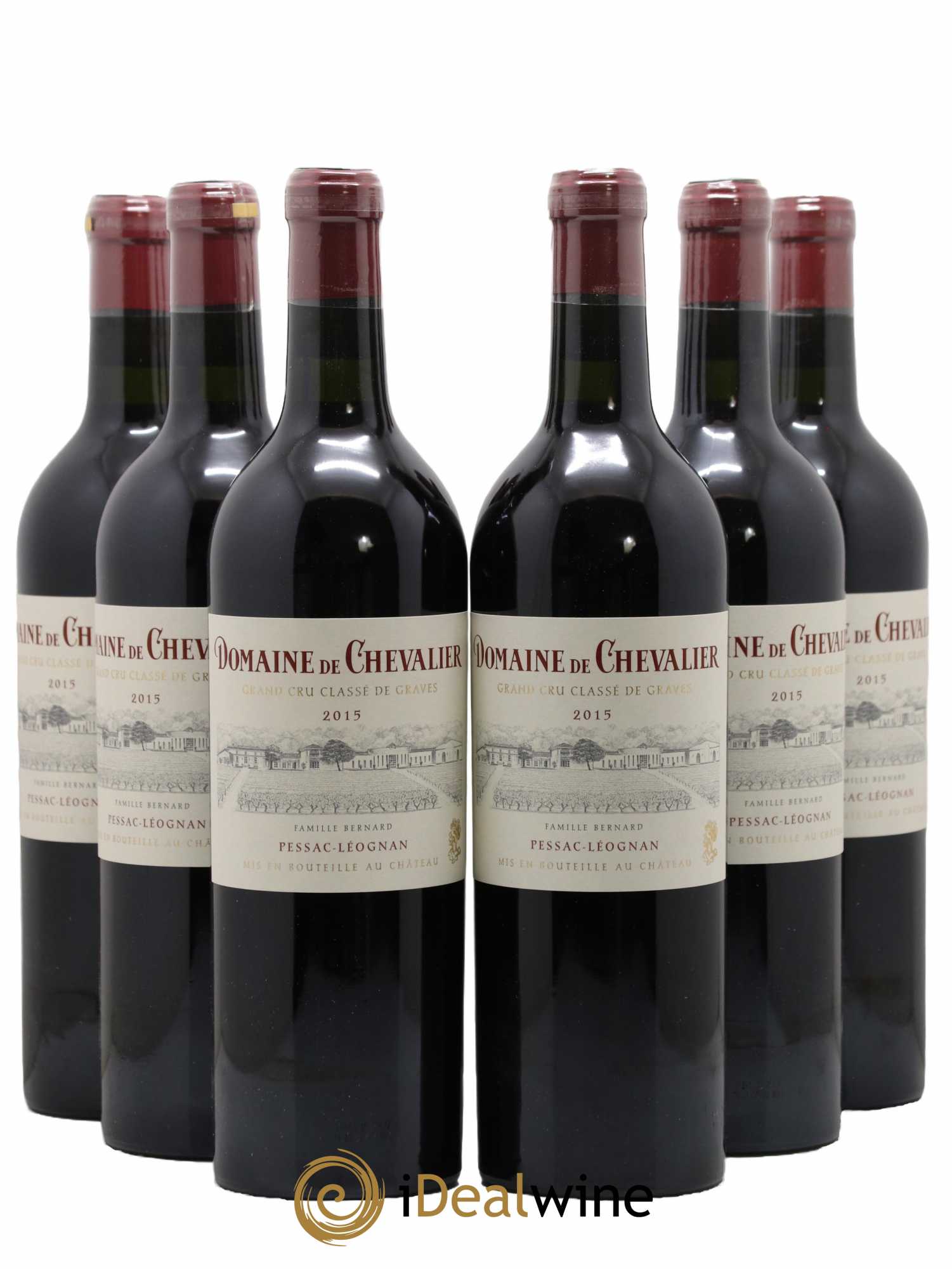 Domaine de Chevalier Cru Classé de Graves 2015 - Lot de 6 bouteilles - 0
