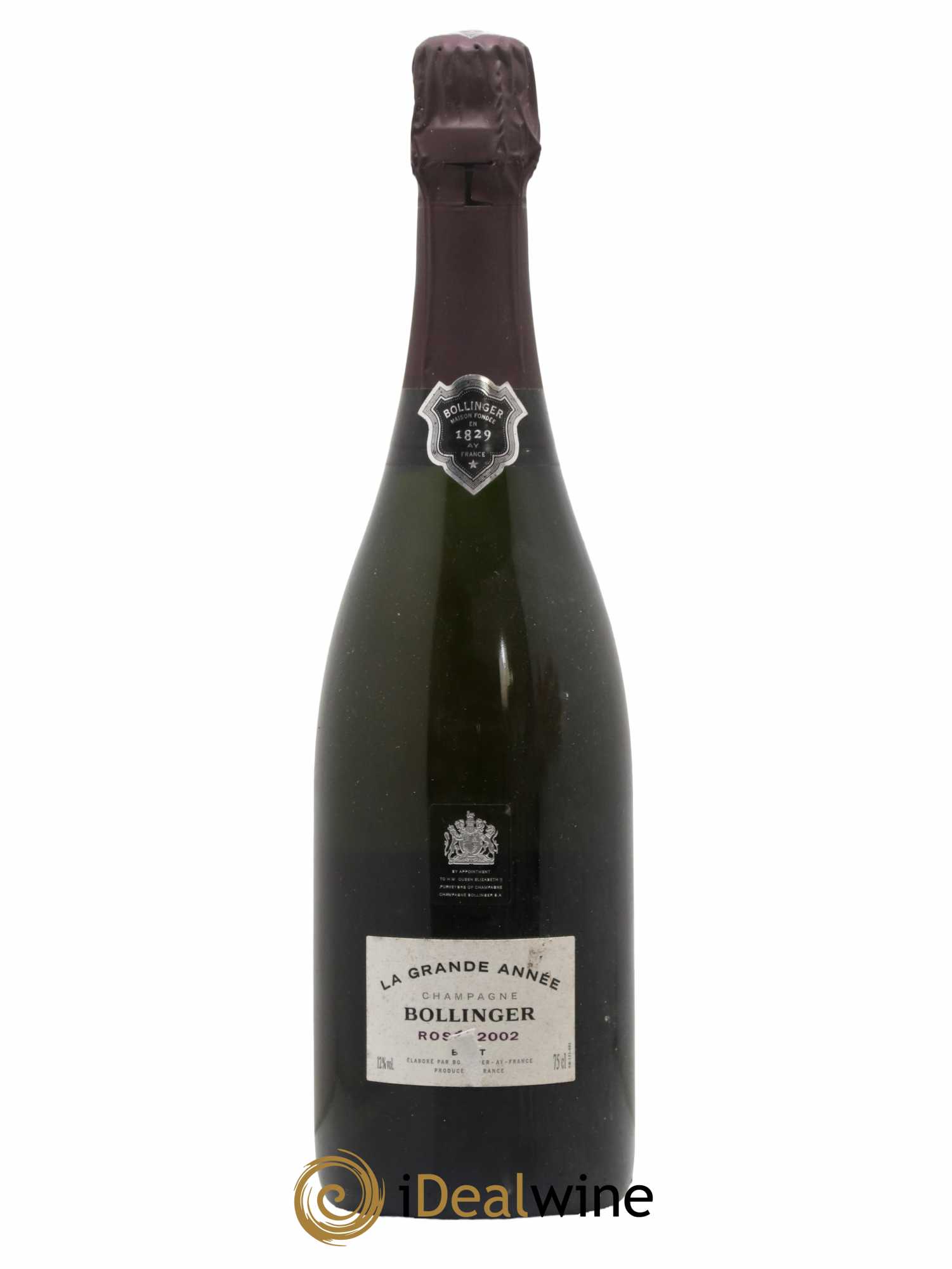 Grande Année Brut Bollinger 2002 - Lot de 1 bouteille - 0