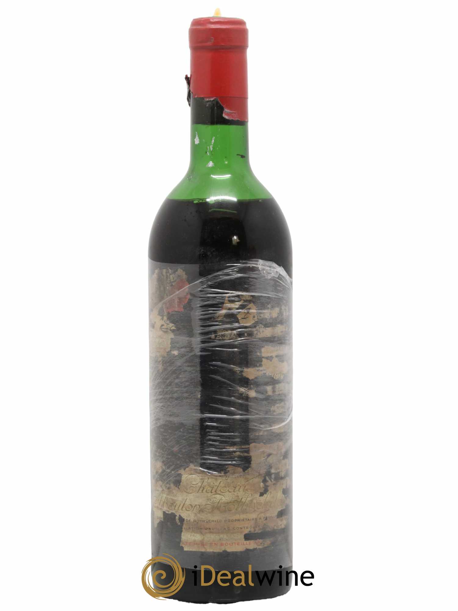 Château Mouton Rothschild 1er Grand Cru Classé 1969 - Lot de 1 bouteille - 0