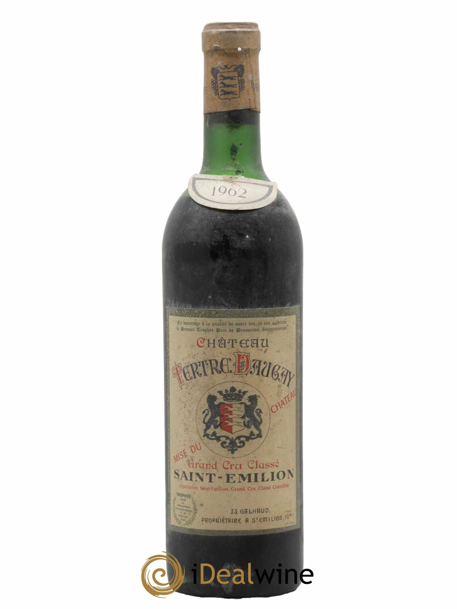Château Tertre Daugay Grand Cru Classé 1962 - Lot de 1 bouteille - 0