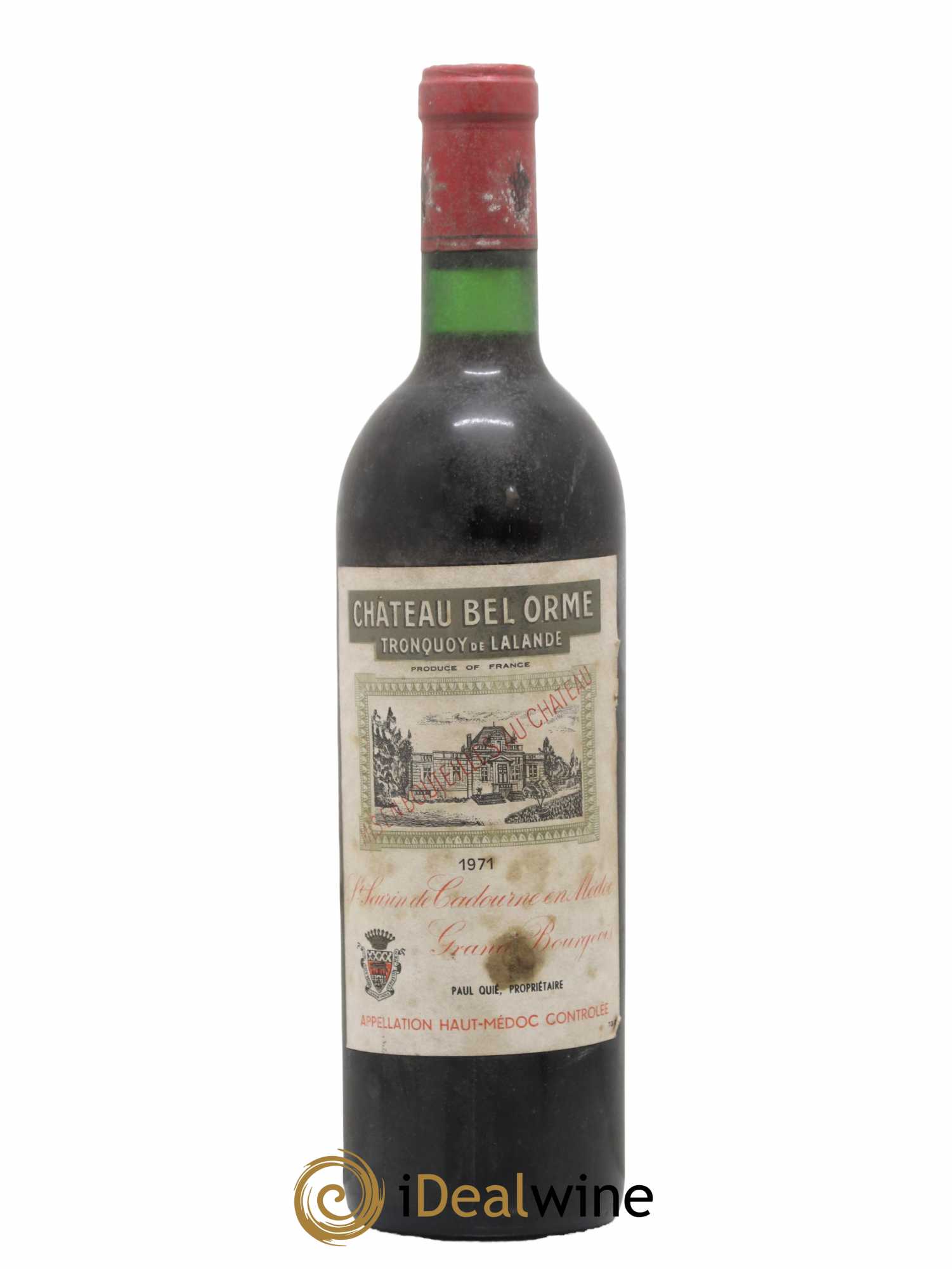 Château Bel Orme Tronquoy de Lalande Cru Bourgeois 1971 - Lot de 1 bouteille - 0