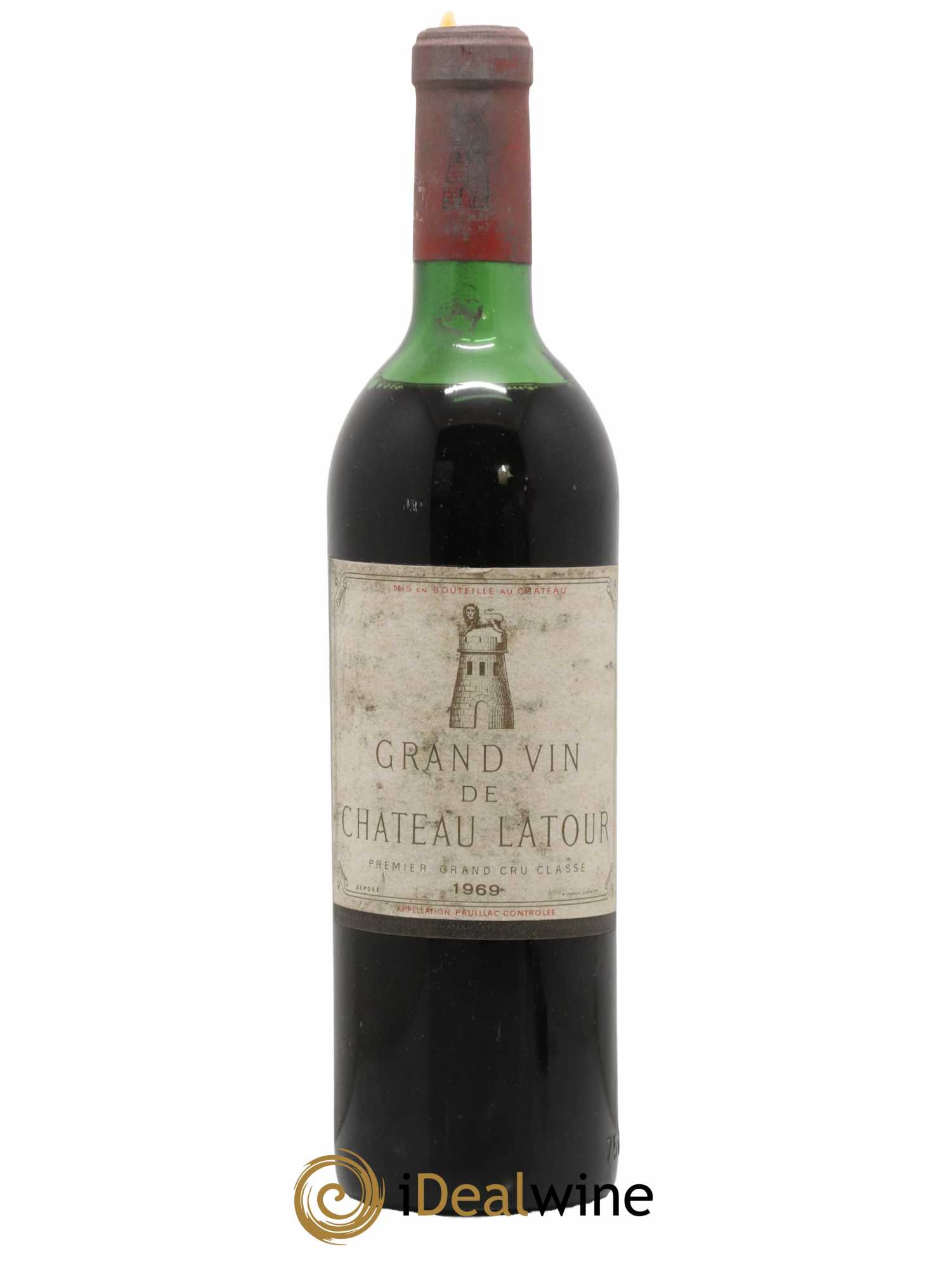 Château Latour 1er Grand Cru Classé 1969 - Lot de 1 bouteille - 0