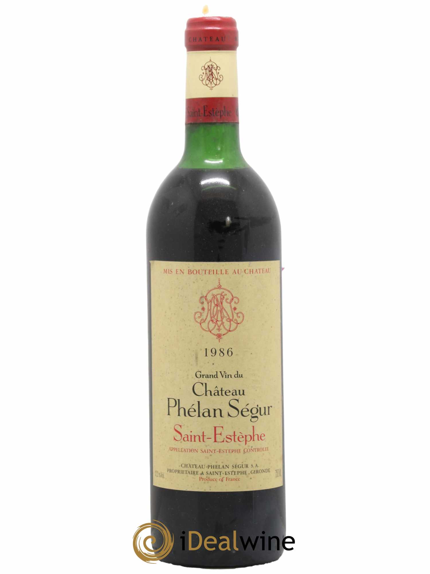 Château Phélan Ségur 1986 - Lot de 1 bouteille - 0