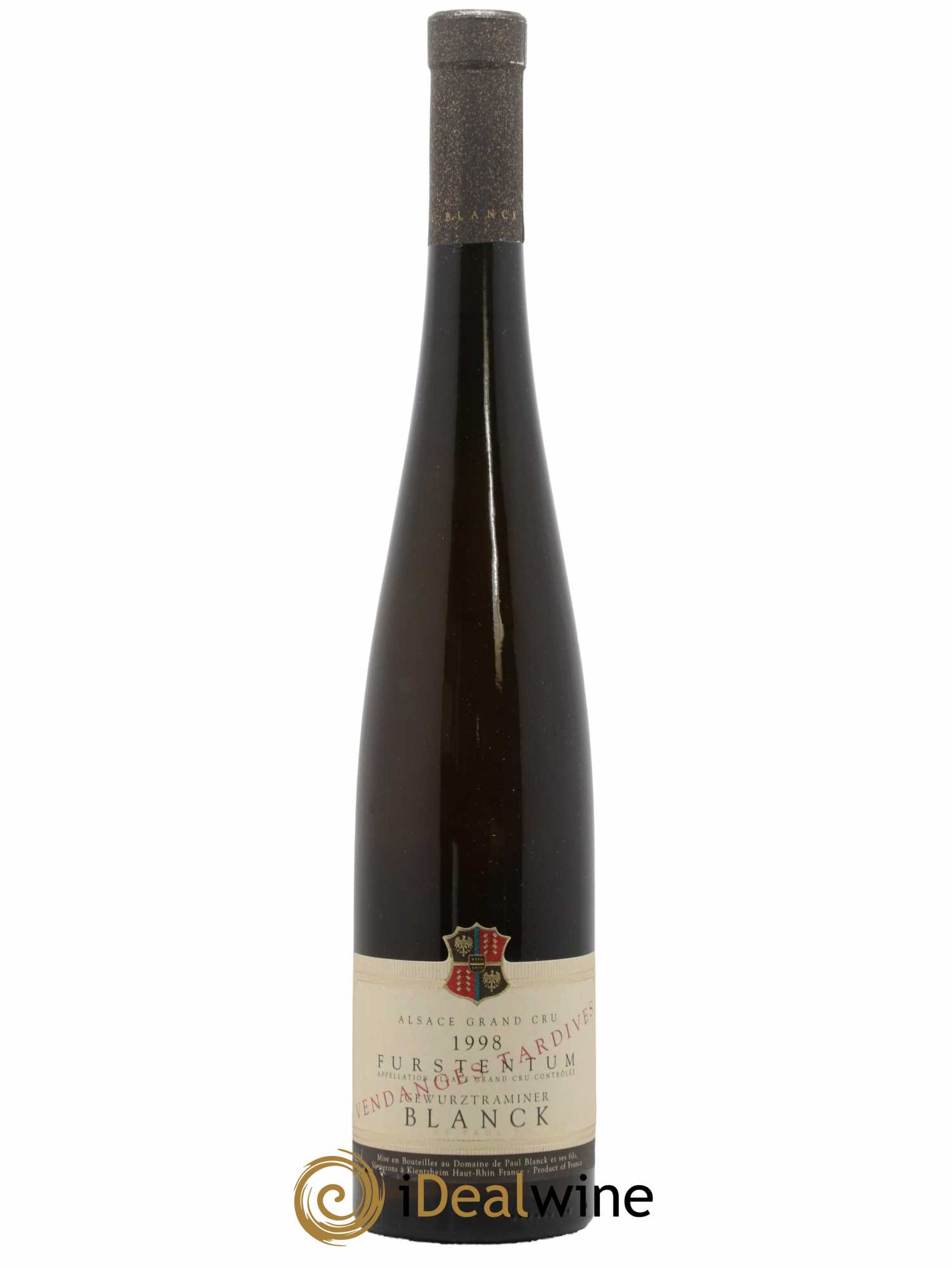 Alsace Gewurztraminer Furstentum Vendanges Tardives Domaine Blanck 1998 - Lotto di 1 bottiglia - 0