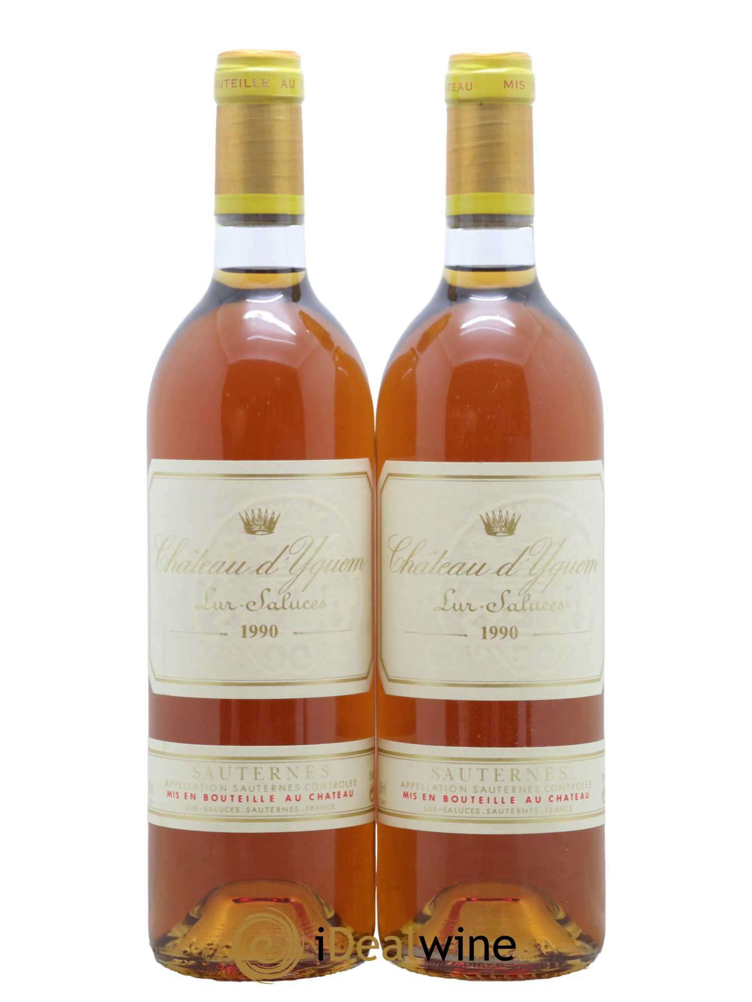 Château d' Yquem 1er Cru Classé Supérieur 1990 - Lotto di 2 bottiglie - 0