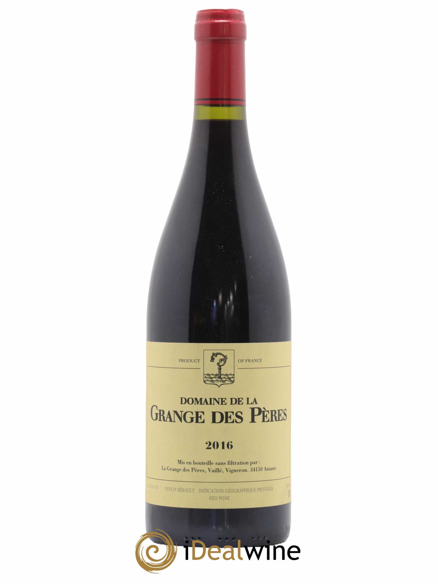Pays d'Hérault Grange des Pères Laurent Vaillé 2016 - Lot de 1 bouteille - 0