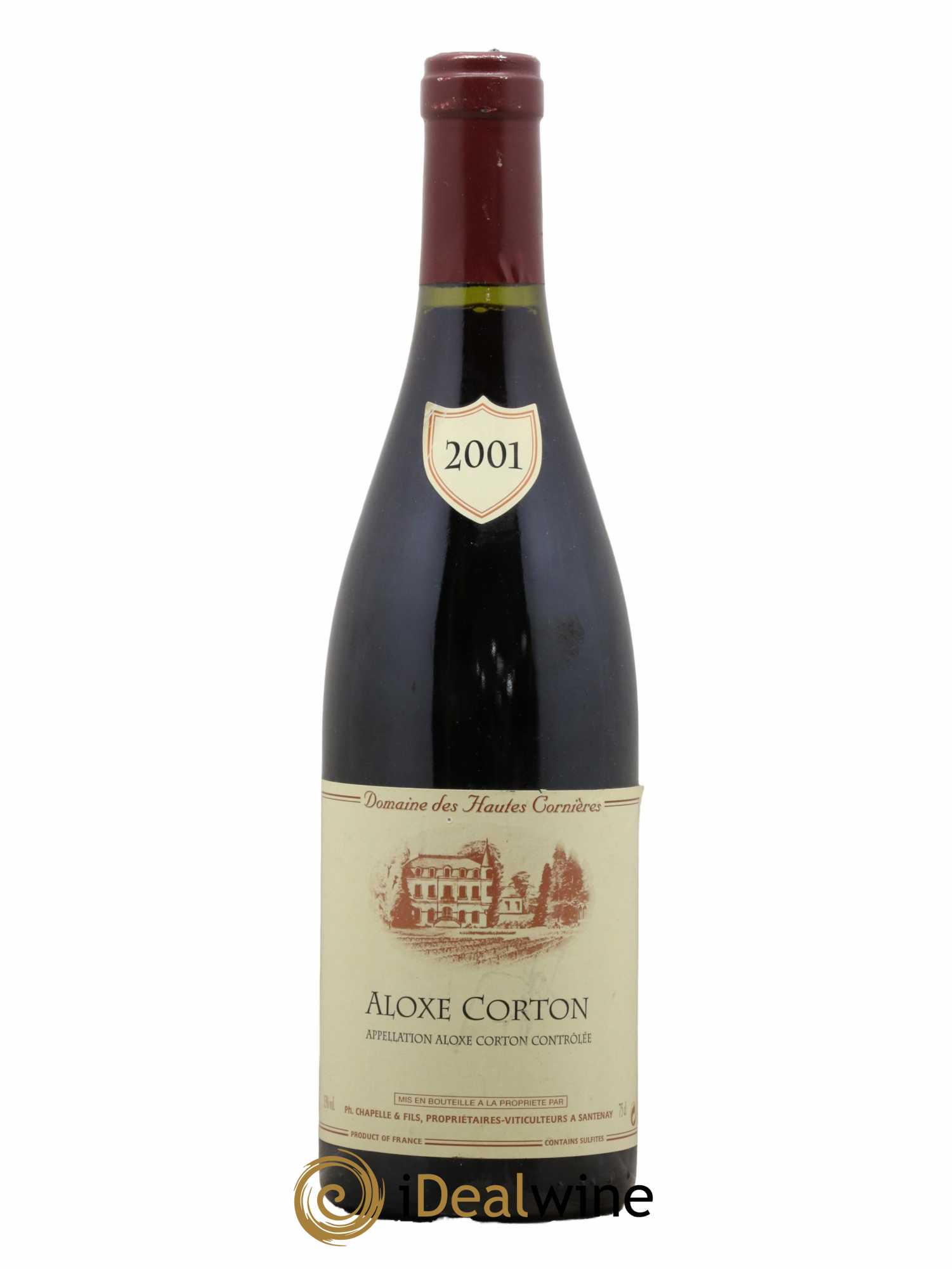 Aloxe-Corton Domaine des Hautes Cornières Propriété Philippe Chapelle et Fils 2001 - Lot de 1 bouteille - 0