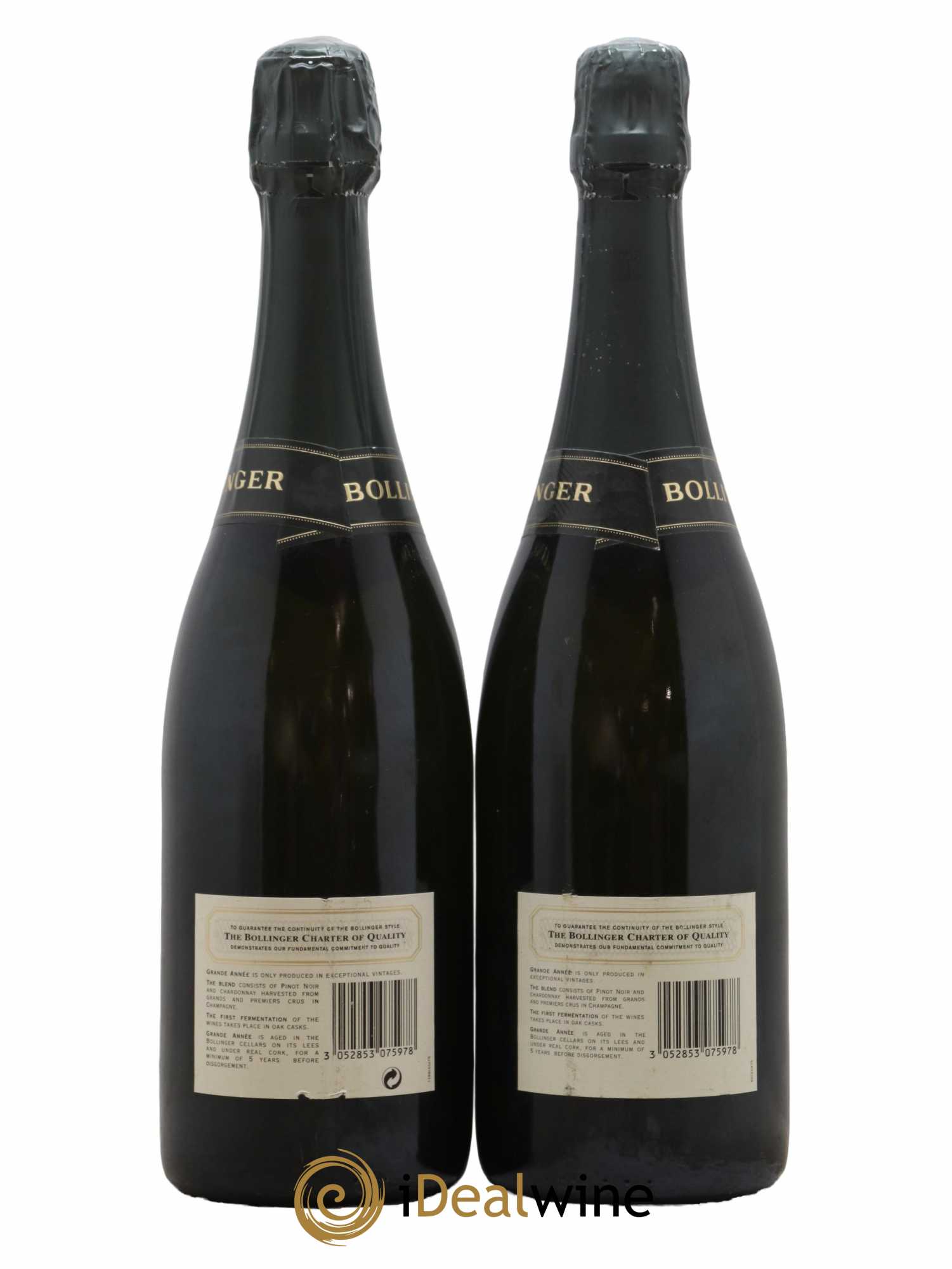 La Grande Année Brut Bollinger 1990 - Lot de 2 bouteilles - 1