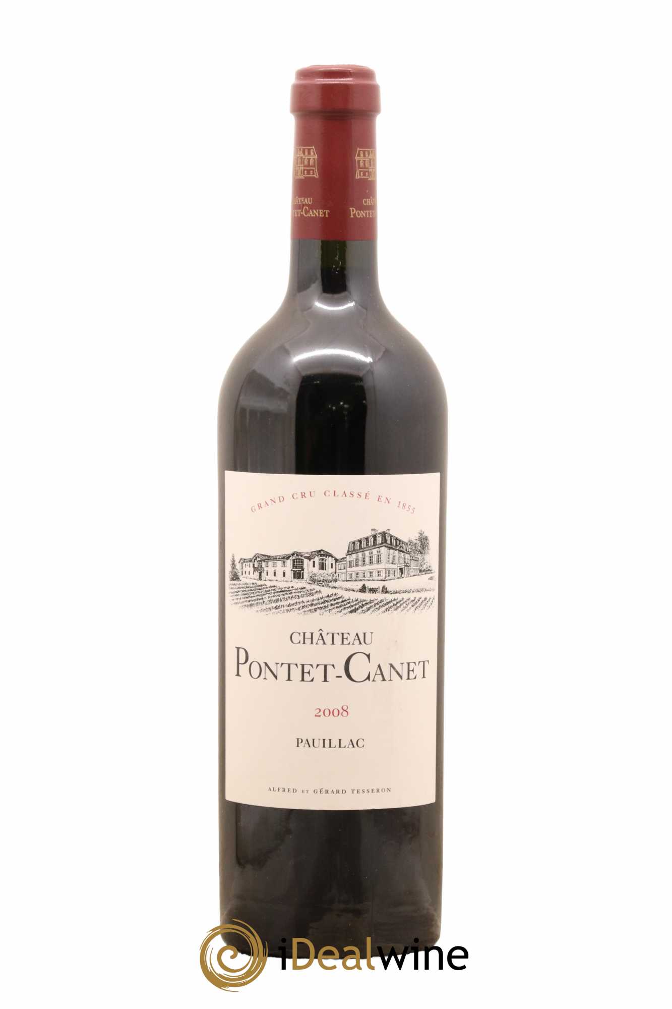 Château Pontet Canet 5ème Grand Cru Classé 2008 - Lot de 1 bouteille - 0