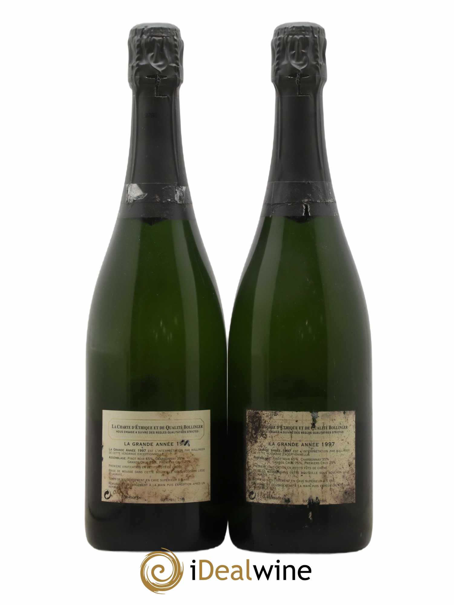Grande Année Brut Bollinger 1997 - Lotto di 2 bottiglie - 1