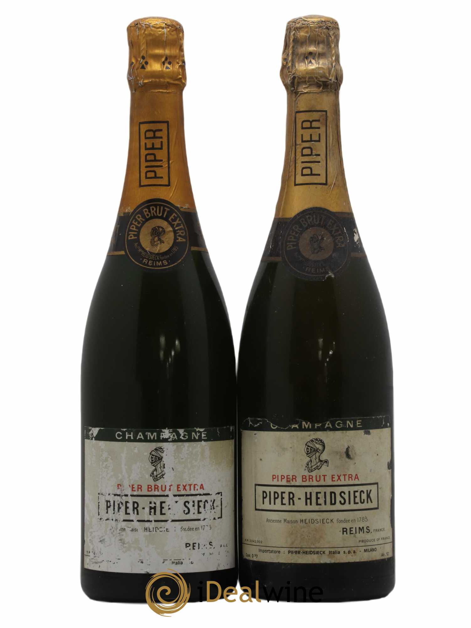Extra-Brut Piper Heidsieck - Lot de 2 bouteilles - 0
