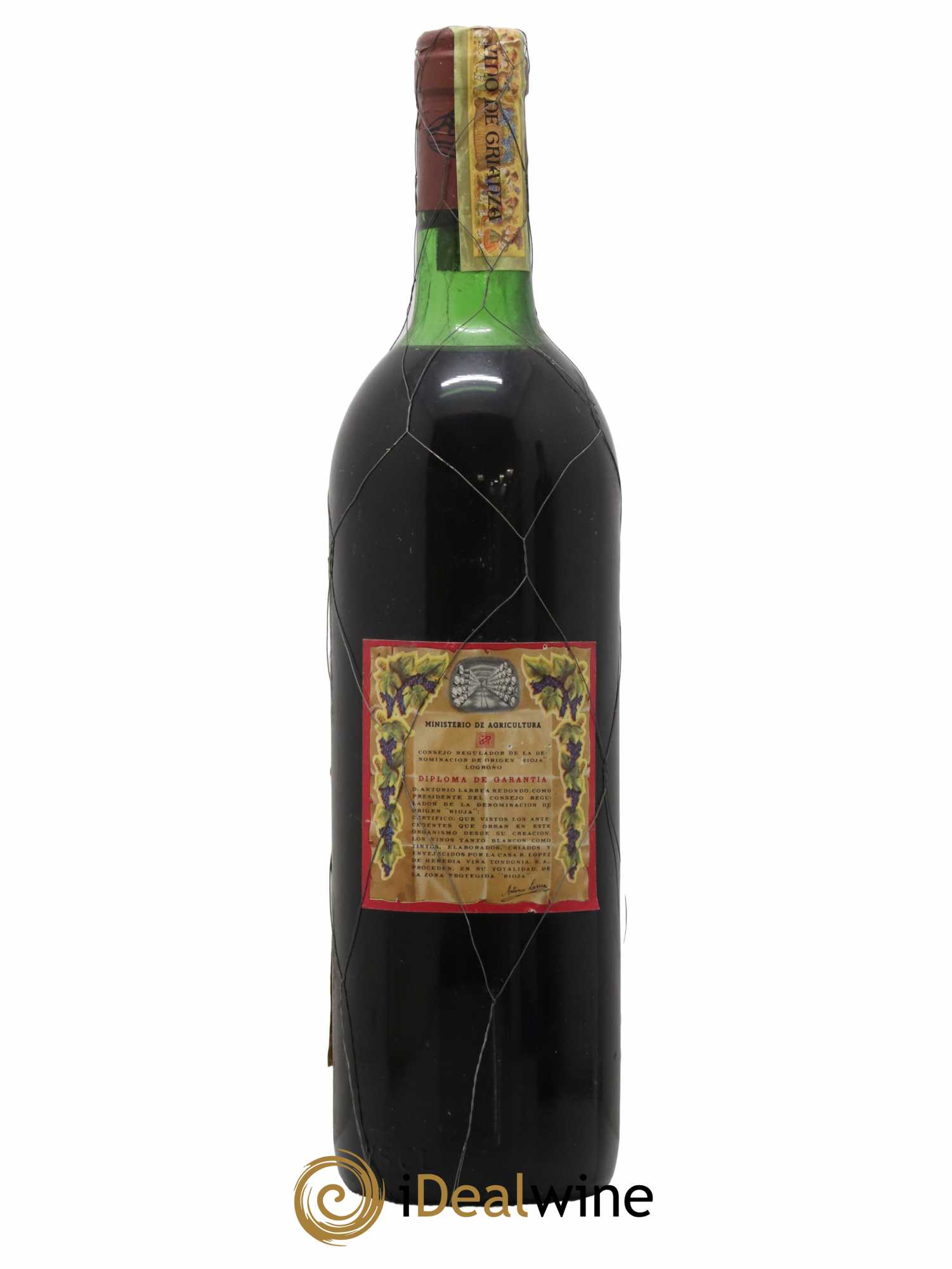 Rioja Gran Reserva Vina Tondonia R. Lopez de Heredia 1964 - Lot de 1 bouteille - 1