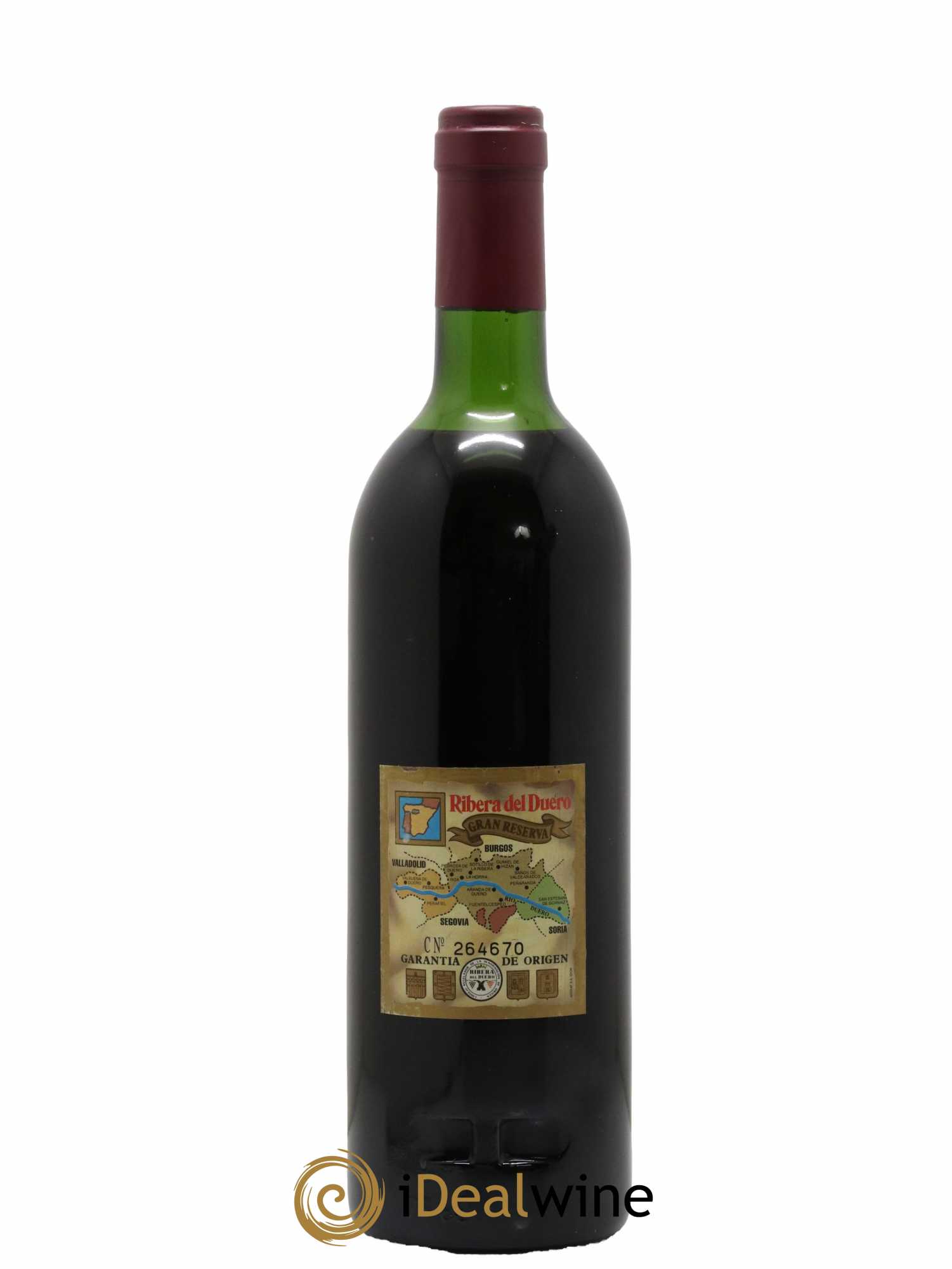 Ribera Del Duero DO Vega Sicilia Unico Famille Alvarez 1970 - Lot de 1 bouteille - 1