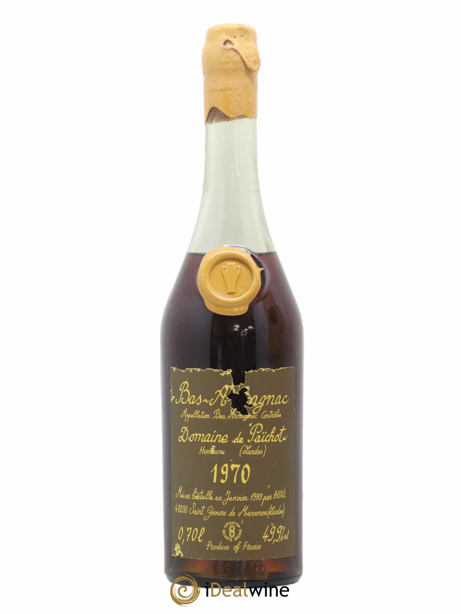 Domaine de Païchot 1970 Auxil bottled 1989 - Lot de 1 bouteille - 1