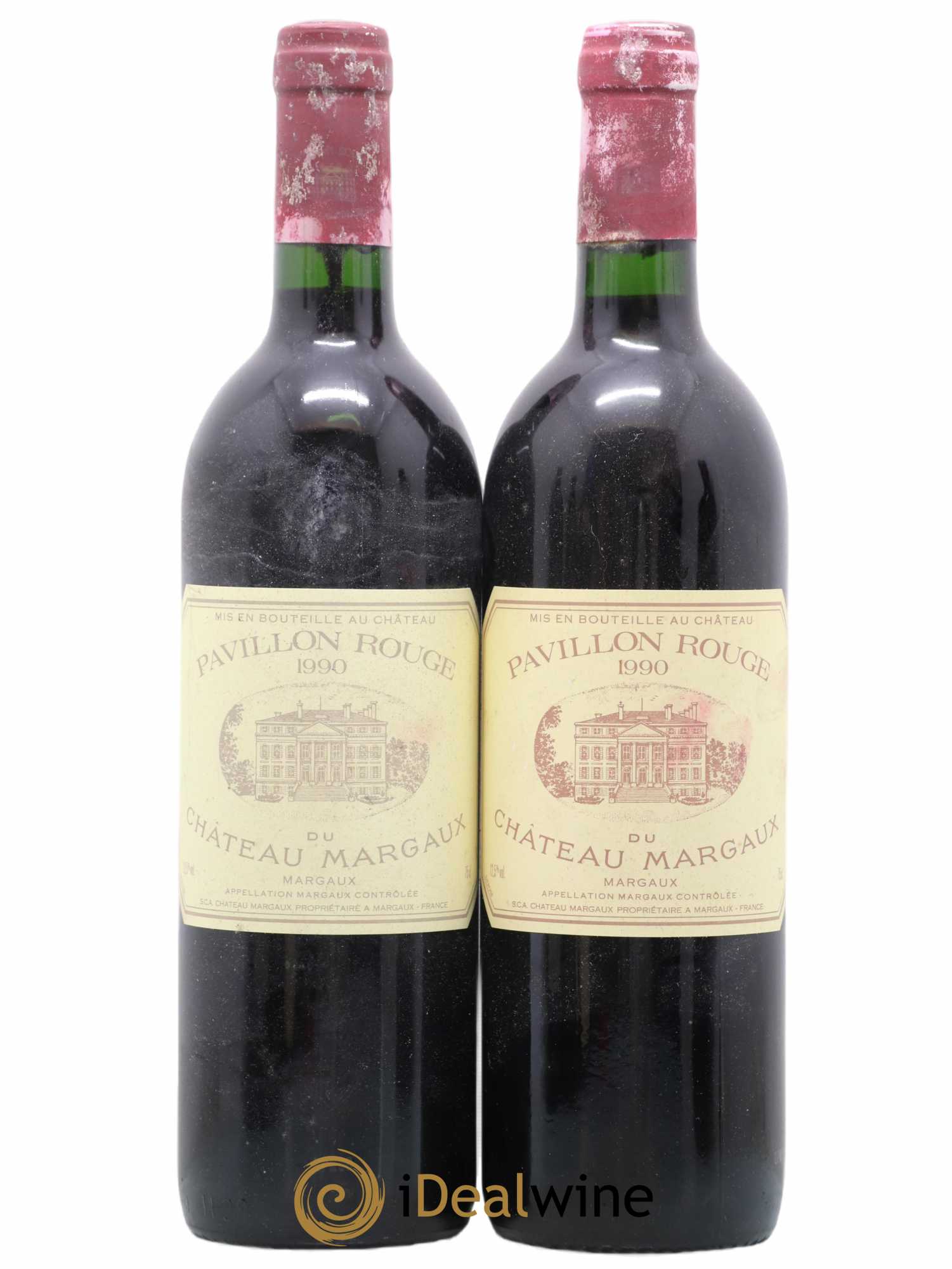 Pavillon Rouge du Château Margaux Second Vin 1990 - Lot de 2 bouteilles - 0