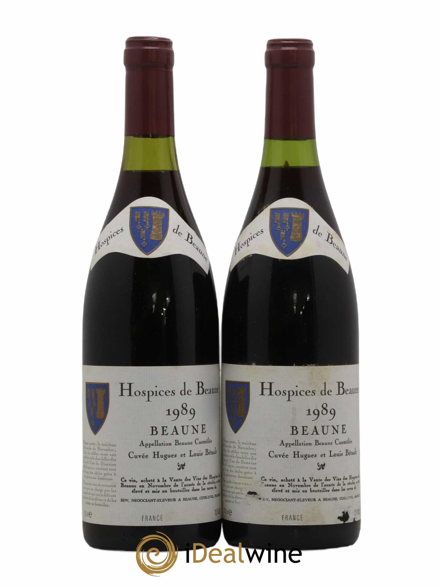 Beaune 1er Cru 1989 - Posten von 2 Flaschen - 0