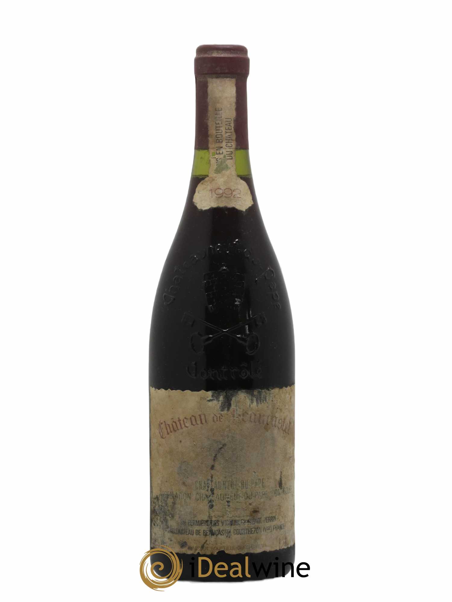 Châteauneuf-du-Pape Château de Beaucastel Famille Perrin 1992 - Lotto di 1 bottiglia - 0