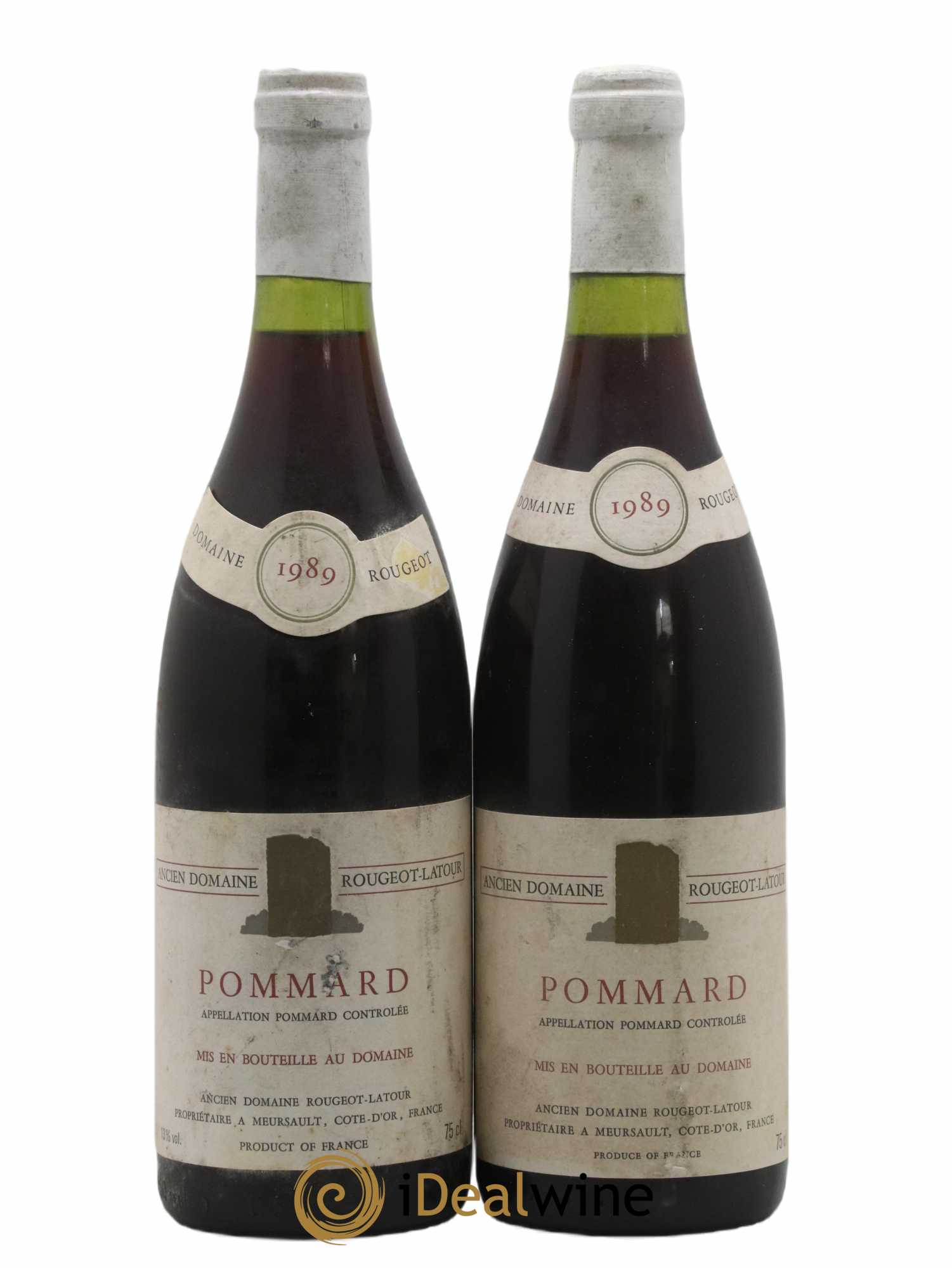 Pommard Rougeot Latour 1989 - Lot de 2 bouteilles - 0