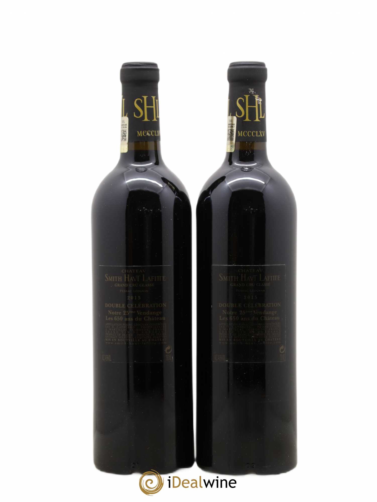 Château Smith Haut Lafitte Cru Classé de Graves 2015 - Lot of 2 bottles - 1