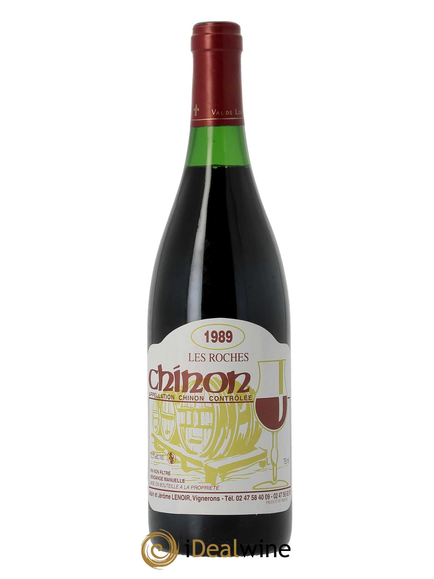 Chinon Les Roches Lenoir (Domaine) 1989 - Lot de 1 bouteille - 0