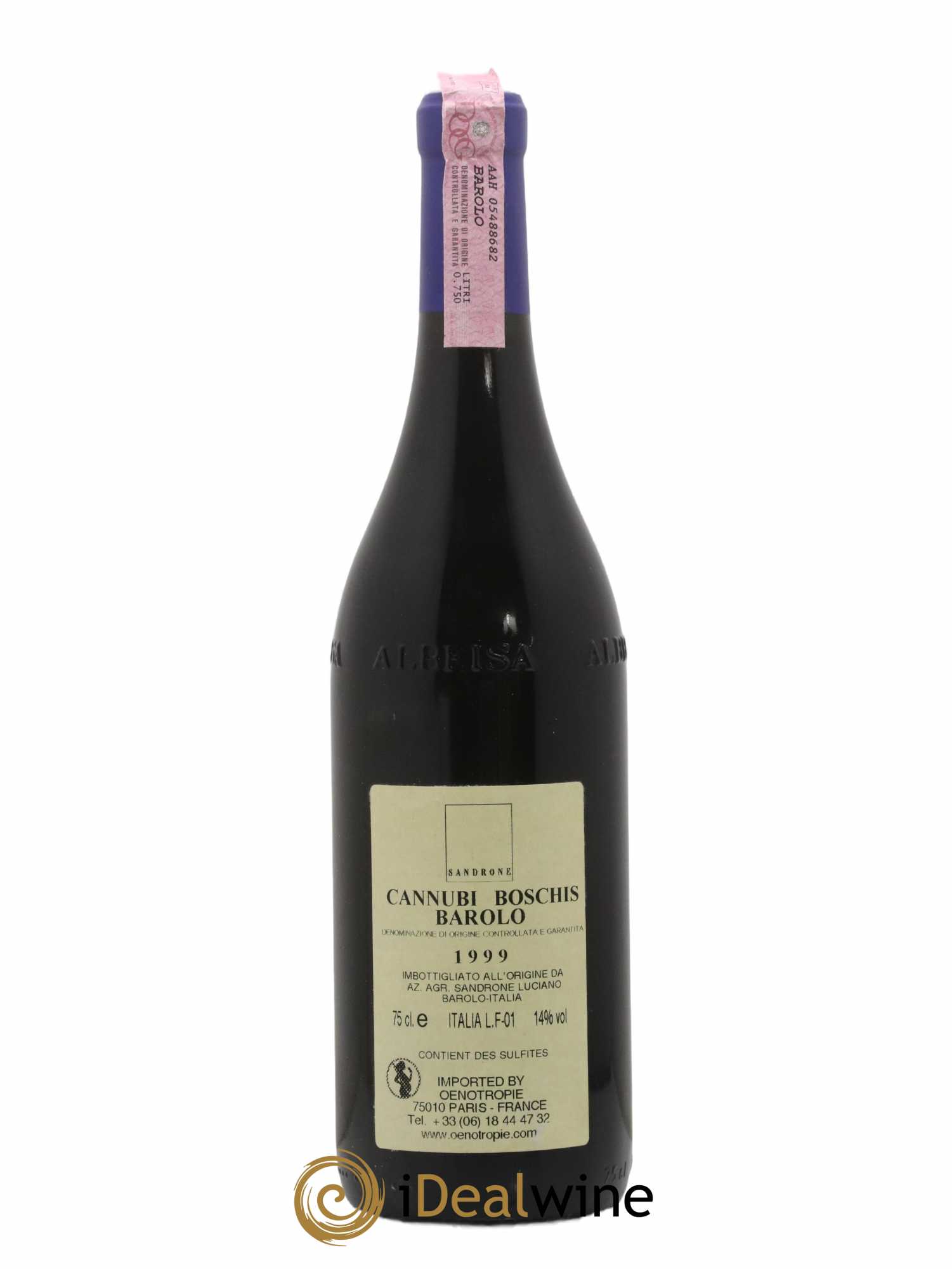 Barolo DOCG Aleste (anciennement Cannubi Boschis) Luciano Sandrone 1999 - Lotto di 1 bottiglia - 1