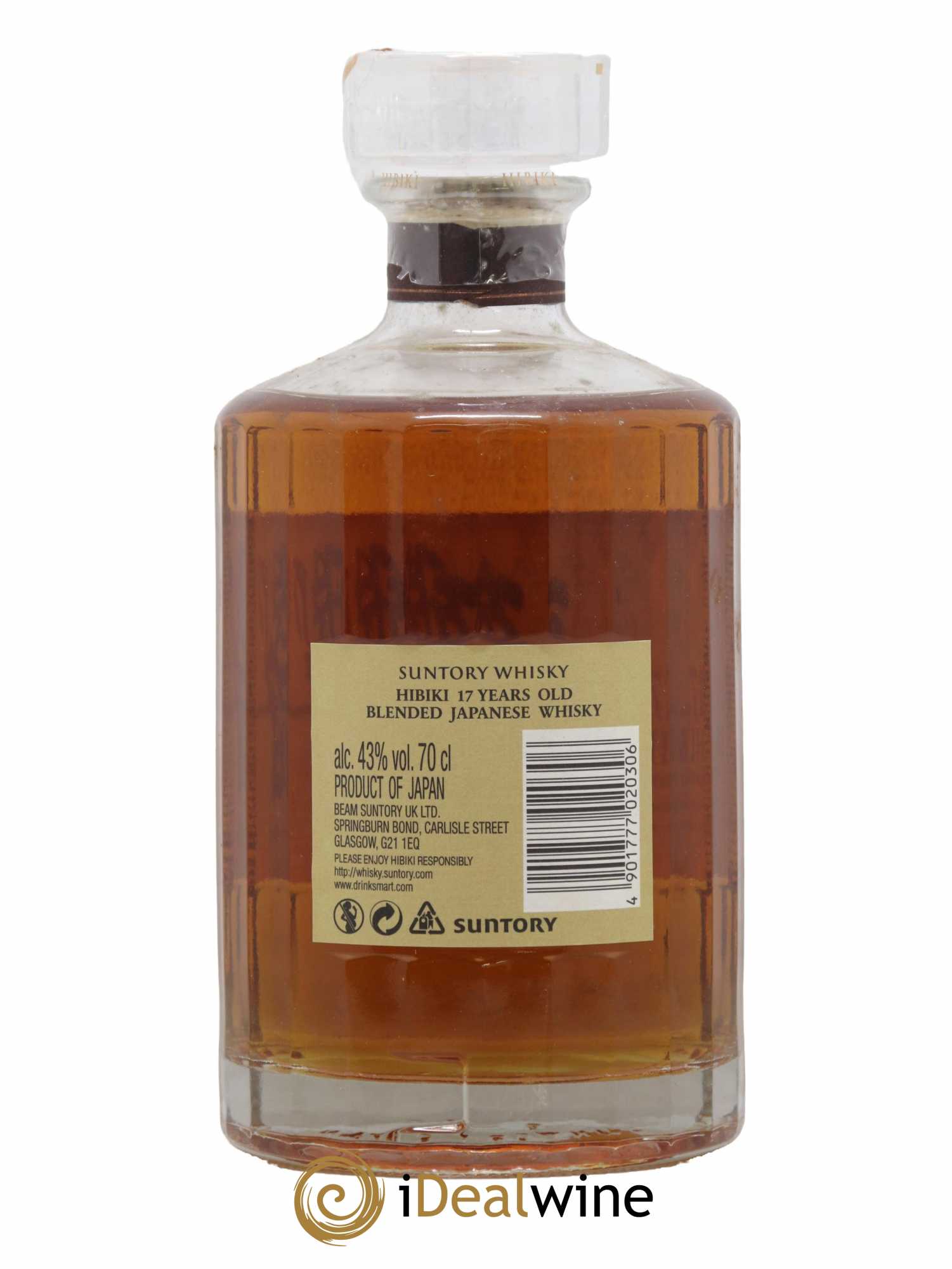 Hibiki 17 years Of. Suntory - Lot de 1 bouteille - 2