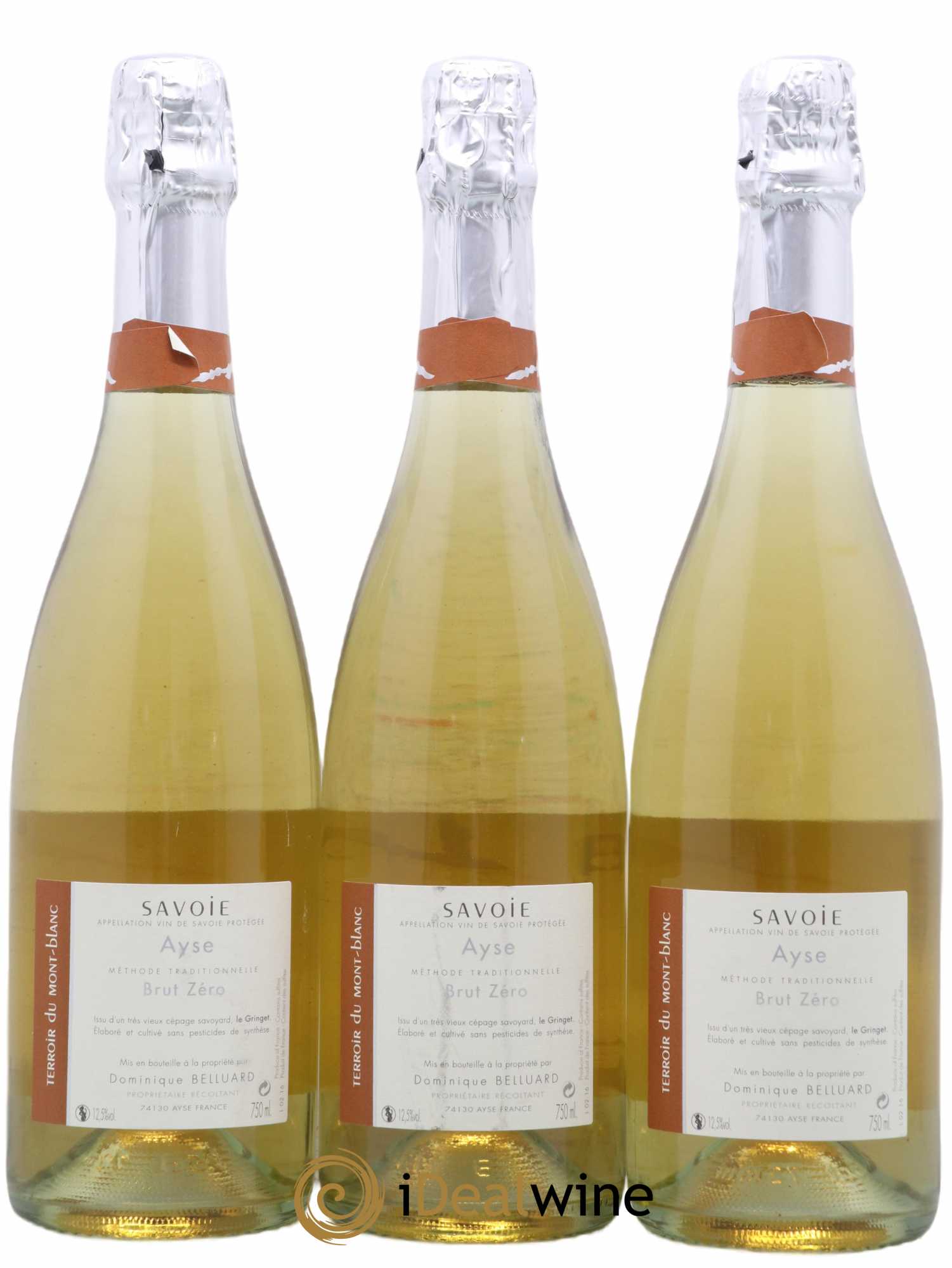 Vin de Savoie Ayse - Mont Blanc Domaine Belluard 2016 - Lot de 3 bouteilles - 1