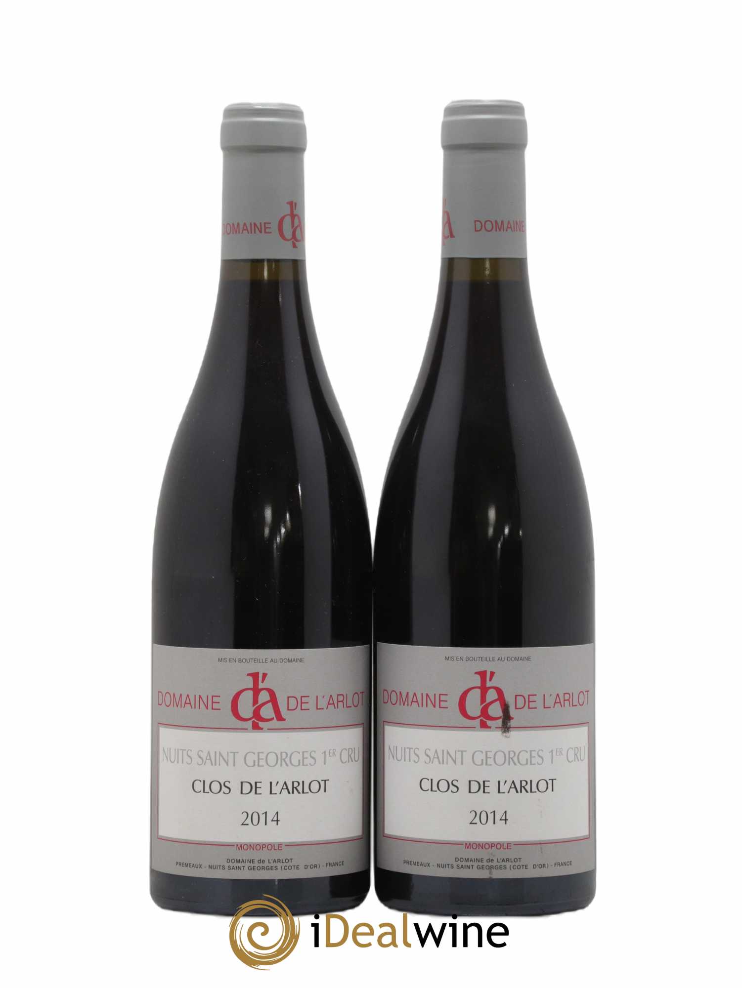 Nuits-Saint-Georges 1er Cru Clos de l'Arlot Domaine de l'Arlot 2014 - Lot de 2 bouteilles - 0