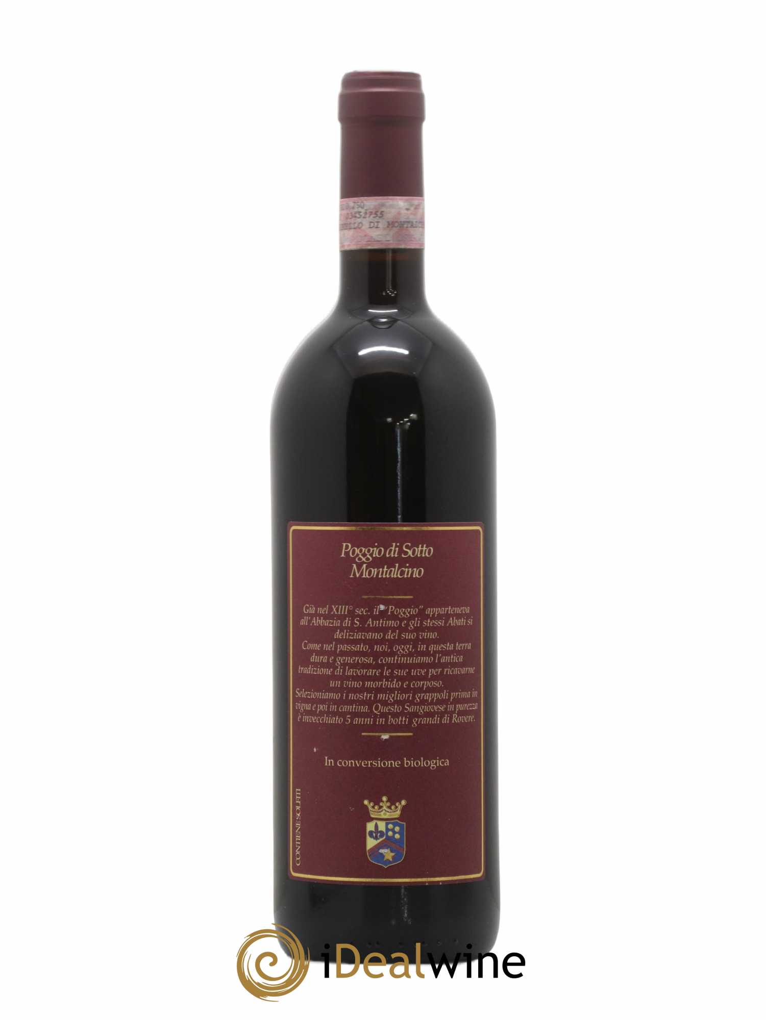 Brunello di Montalcino DOCG Poggio di Sotto 2004 - Lot de 1 bouteille - 1