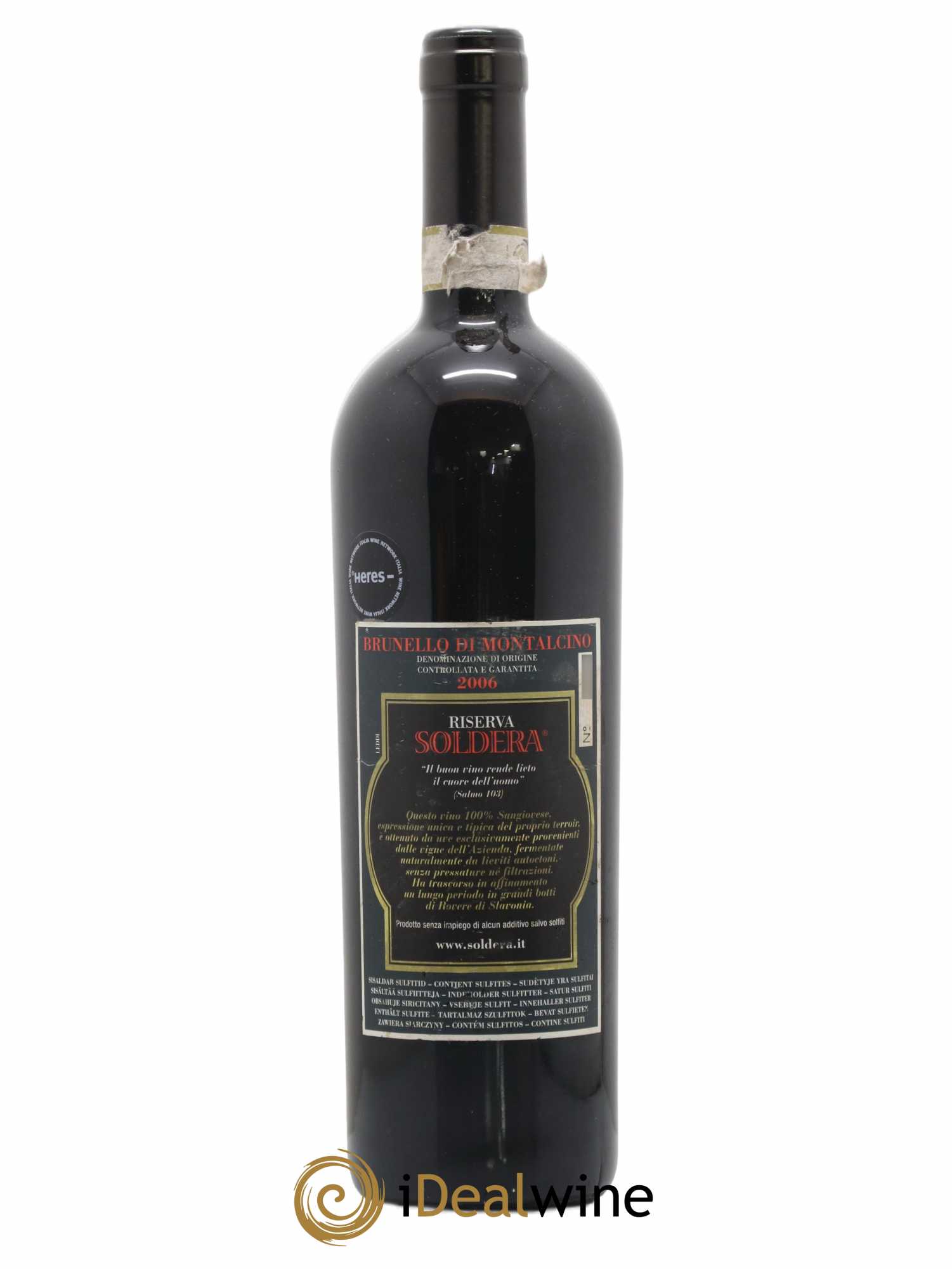 Brunello di Montalcino DOCG Riserva Soldera Case Basse - Gianfranco Soldera 2006 - Lot de 1 bouteille - 1