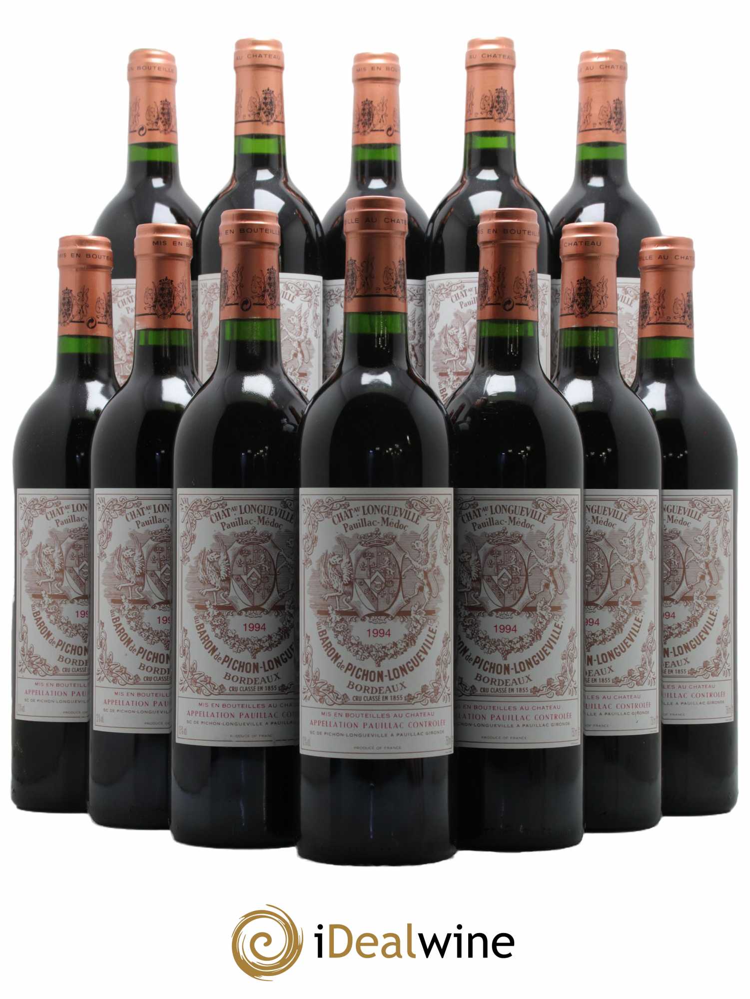Pichon Longueville Baron 2ème Grand Cru Classé 1994 - Lot de 12 bouteilles - 0