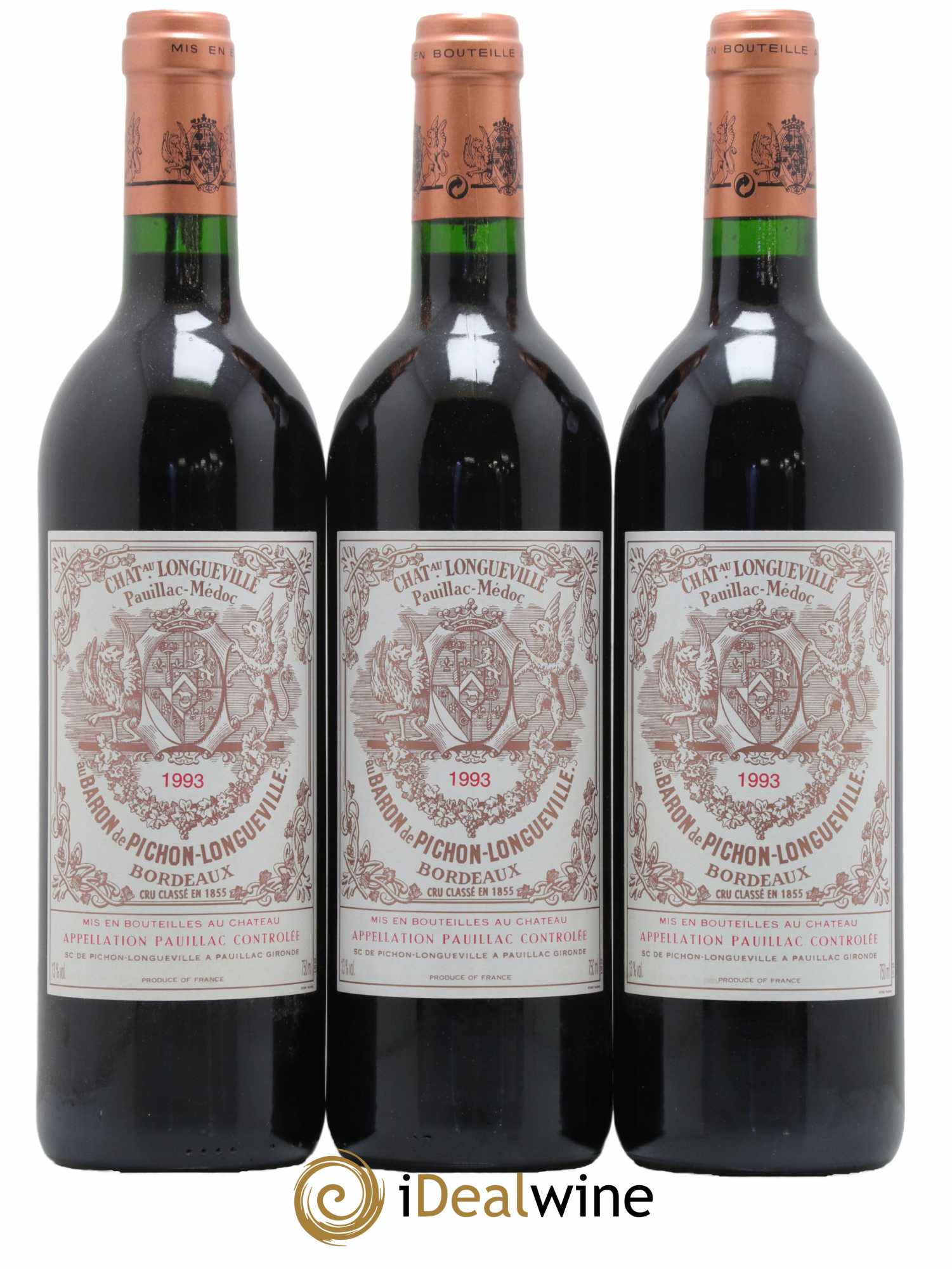 Pichon Longueville Baron 2ème Grand Cru Classé 1993 - Lot de 6 bouteilles - 2