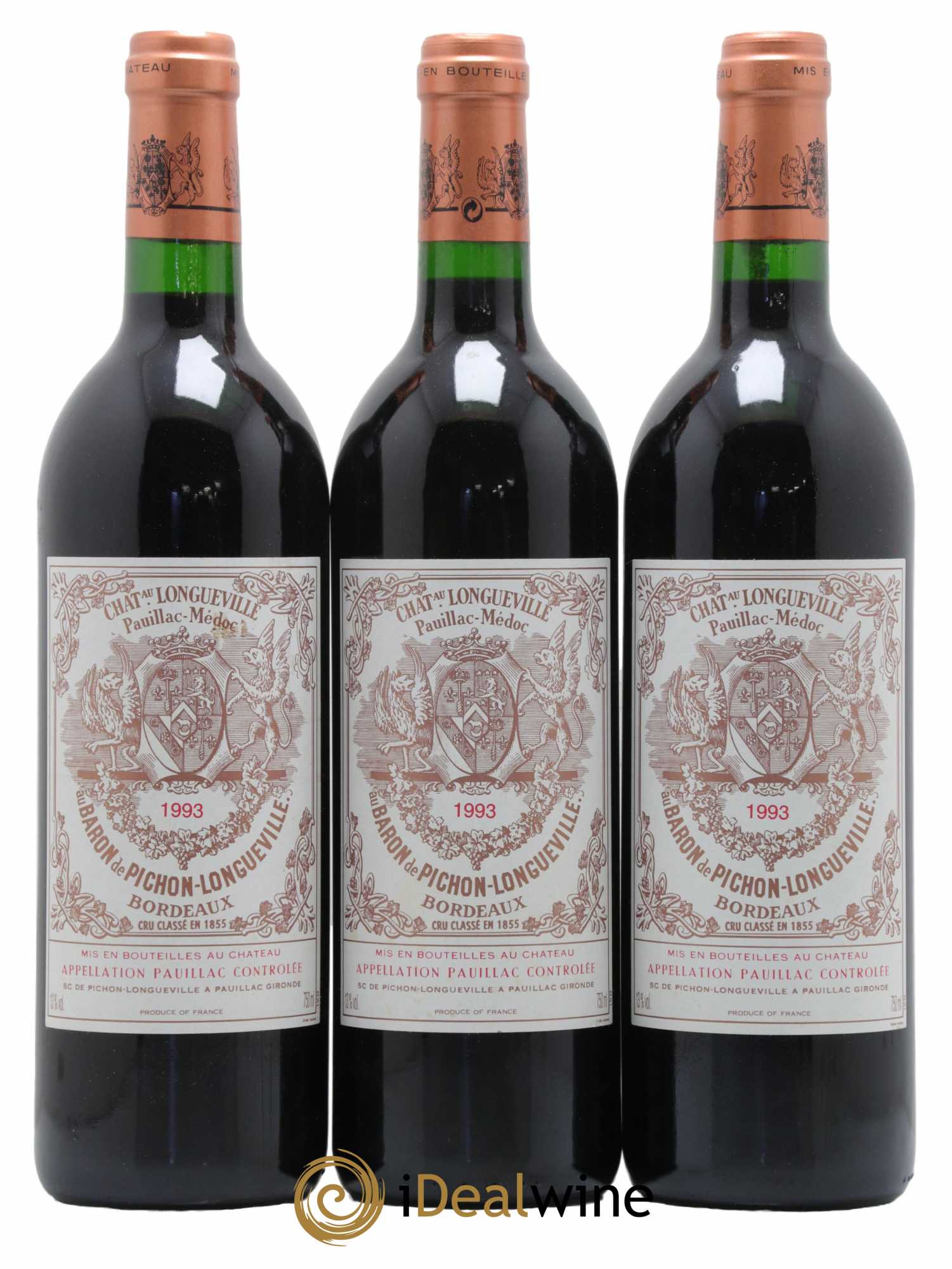 Pichon Longueville Baron 2ème Grand Cru Classé 1993 - Lot de 6 bouteilles - 2