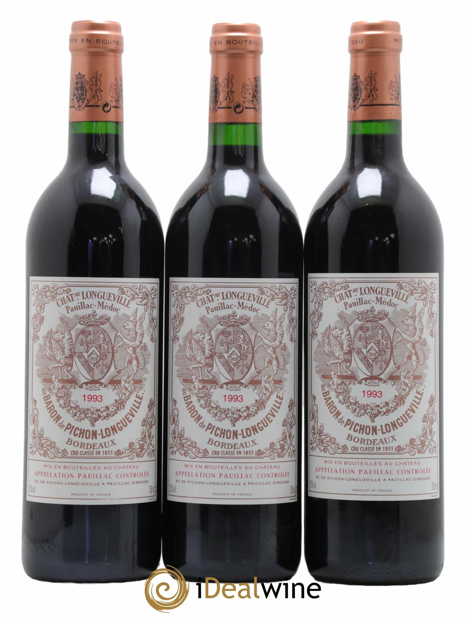 Pichon Longueville Baron 2ème Grand Cru Classé 1993 - Lot de 6 bouteilles - 2